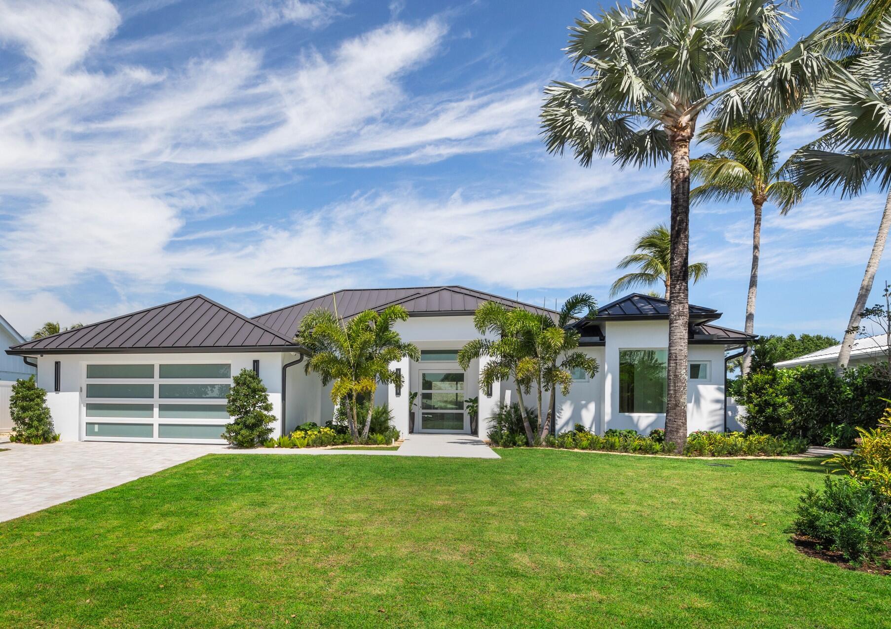 STUNNING Contemporary 2023 COMPLETE Renovation w HIGH END Features Expected only the Most Luxurious Homes. SEE DETAIL SHEET to Appreciate. River Views to the Northeast. 85' Concrete Cap Seawall 2023. Dock 65' Synthetic Decking 2023. Roof 2022 Commercial Grade Standing Seam Metal. SIW Impact Windows + Doors. Front Entry Door is a Pivoting w Glass. Generator 26KW w Buried Propane Tank. Resort Style Pool/Spa Gem Finish Jandy Syst w BOTH Gas+Elec Heat. Outdoor Kitchen. Landscape Arch Features St. Augustine Turf and Synthetic Turf Poolside. Custom Fencing + Gate. Interior Impresses with SOLID WALNUT 8' Doors w Frosted Glass Inserts + Satin Nichol Emtek Hdwe. Arch Design Ridgelit 5/8'' Reveal Over Poplar Base. Italian Porcelain Tile Supergres 30''x 60''. Italian Cabinetry + Closet Sy

Fireplace features Quartzite Large Panels w/Dimplex Vapor System. Miele SS Appliances. High Grade Quartzite Glass Counter + Vanity Tops; ALL 3 Baths are Spa grade w Wall to W Italian Porcelain. Walk In Showers w Linear Shower Drains. Toto Wall Flush Toilets. Lit Custom Mirrors. Design Plumbing Features. State of Art Audio Visual System including Vantage Lighting System and Sonance Invisible Series, Cad 6 Flat Screen Mounts. Recessed Square Inset Bevel and Wall Wash Ceiling Light Units... SEE DETAIL SHEET for MORE Info