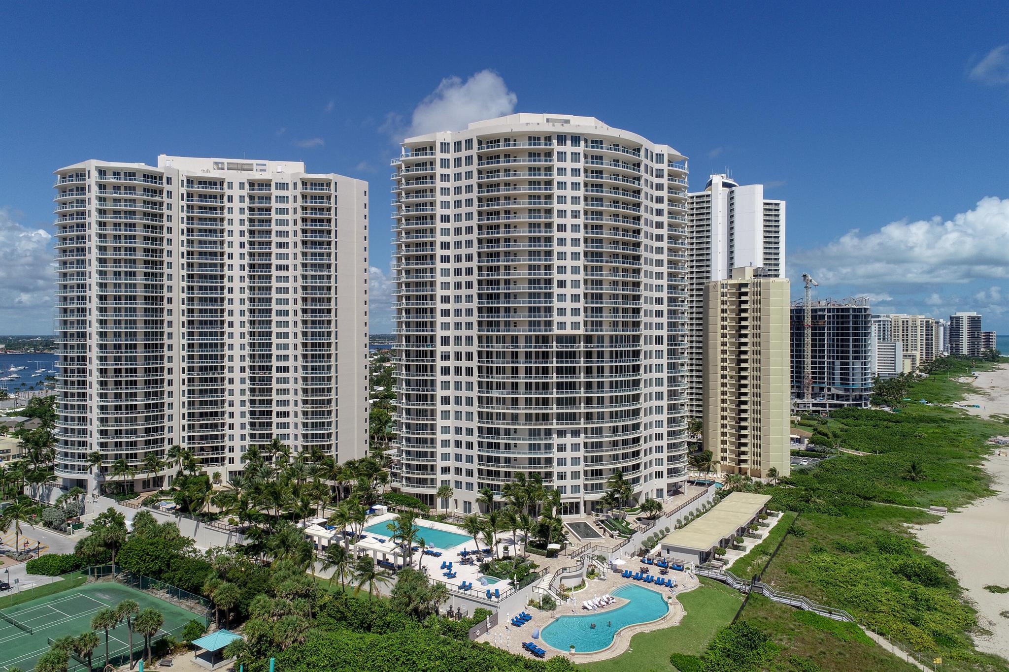 :An exceptional opportunity to purchase at the Ritz Carlton Singer Island. Enjoy stimulating intracoastal views, views of Singer Island and probably the most exceptional sunsets in Palm Beach County! This two bedroom plus den apartment is offered with everything you need for gracious living, this unit offers the largest wrap around terrace in the building! Decorated and upgraded The Ritz Carlton is a top of the line amenity driven building positioned perfectly on Singer Island. Enjoy the essence of Palm Beach County! Do not miss this opportunity