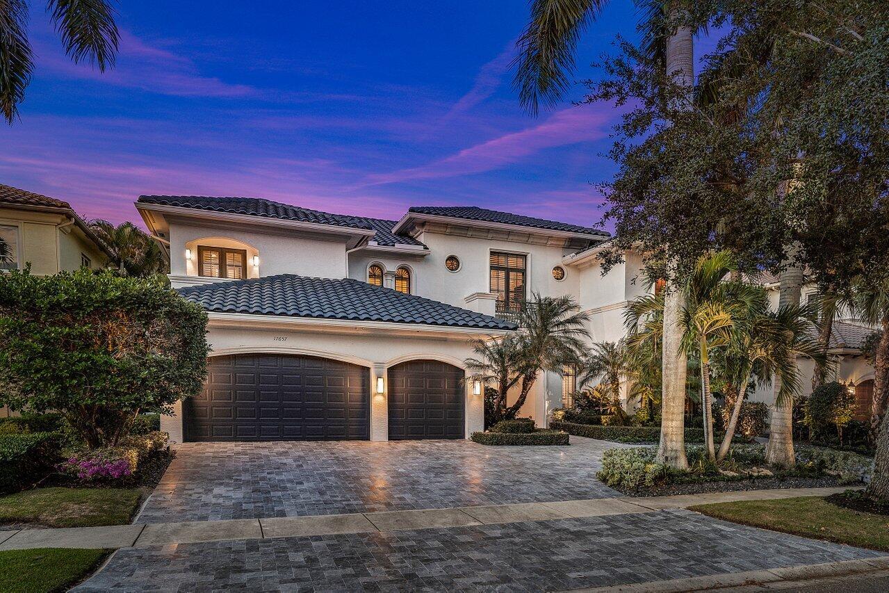 Stunningly renovated Montecito estate offering nearly 6,000 sq ft w/ 5 bedrooms, 5.5 baths, plus office, bonus room/6th bedroom, and a fabulous theater. The modern chef's kitchen features high-gloss cabinetry, quartz counters, backsplash, and premium appliances. Thoughtfully updated with designer details throughout, including marble and wood flooring, custom cabinetry, and upscale fixtures & appointments. The expansive primary suite boasts a spa-like bath, dual walk-in closets, balcony, and bonus room/office. Enjoy a resort-style saltwater pool/spa, marble deck, screened-in covered patio with summer kitchen, and lush landscaping all on a lot that offers the ultimate privacy . Includes impact glass, generator, sealed roof, and circular marble drive--refined luxury in every detail. No detail was overlooked in the meticulous renovation of this exceptional estate, creating a home that is truly one of a kind. Offering five bedrooms and 5-+ baths, the residence showcases sophisticated designer finishes throughout. From the moment you arrive, you'll notice the seamless blend of transitional and contemporary style, highlighted by a striking iridescent blue marble circular driveway, modern light fixtures flanking the 3-car garage, and elegant up lighting. The refreshed fa+ºade and refinished roof pair effortlessly with the rich, manicured landscaping that surrounds the home. Through the double door entry, the foyer opens to gleaming diagonal marble floors and a refined yet functional formal living room. This inviting space features custom illuminated built-ins framing a sleek fireplace, and a tailored bar with wine and beverage refrigerators, perfect for entertaining. The formal dining room comfortably hosts large gatherings and includes a custom-built credenza for added style and storage.
The kitchen commands attention; crisp, pristine white custom high-gloss cabinetry flows effortlessly with the elegant Serenata quartz waterfall countertops and matching backsplash. Outfitted with Wolf double ovens, range, microwave, and a built-in coffee/espresso system, along with a Sub-Zero refrigerator and a 146-bottle wine cooler tucked into the butler's pantry. A spacious island, abundant storage, a walk-in pantry, and integrated custom lighting across all cabinetry complete the space. This kitchen is sure to impress even the most discerning culinary enthusiast. It opens seamlessly to the family room, breakfast nook, and a versatile bonus room. The breakfast nook is adorned with curated designer wallpaper and calming light fixtures, all framing tranquil views of the pool and patio. The family room showcases another sleek, custom built-in and sits adjacent to the bonus room, ideal for use as a playroom, club room, or game lounge.
Rounding out the first floor is a spacious executive office, a reimagined laundry room featuring the same upscale finishes as the kitchen, and a generously sized bedroom with interior window shutters, French doors opening to the pool area, rich wood flooring, and a private ensuite cabana-style bathroom.
The upstairs primary suite is expansive, tranquil, and refined, boasting a fully remodeled bathroom and a flexible bonus room/office adorned with elegant wallpaper and tailored cabinetry. As you enter the suite, you pass the office and arrive at double doors that open into a long, welcoming hallway lined with hardwood floors and chic designer wallpaper. Just to your right, a beautifully updated bathroom offers dual vanities, an oversized walk-in shower with twin showerheads, a Jacuzzi tub ideal for unwinding with views of the garden and pool, and a private water closet with a bidet. The dual closets are impressively large and expertly designed. Before reaching the primary bedroom, you'll find a convenient morning/evening bar with a built-in beverage fridge. The primary bedroom exudes calm sophistication, featuring soft, contrasting wallpaper selected by a designer and custom pendant lighting flanking the bed. French doors open to a secluded, oversized balcony, completing this stunning retreat.
Three additional upstairs bedrooms feature hardwood floors, custom closets, interior window shutters, and private ensuite baths. A versatile bonus room/fourth bedroom offers added flexibility. Rounding out the second floor is a show-stopping home theatre with over $100K in premium upgrades, including a tray ceiling with starry lighting, adjustable uplighting and audio controls, a beverage bar with a built-in fridge and bespoke cabinetry, high-end acoustic treatments, a tailored surround sound system, motorized blackout shades, plush carpeting, and tiered platform seating with reclining leather theatre chairs.
The pool and patio area are a true standout, completely transformed into a secluded retreat. An expansive marble deck encircles a Bali-inspired heated saltwater pool and spa. Both the pool and water features are equipped with customizable lighting, all easily controlled via smartphone. The generous covered patio, partially screened for comfort, includes a summer kitchen with a beverage fridge&#x14;ideal for entertaining in any weather. Lush landscaping frames the pool area, enhancing the resort-like ambiance.

Additional highlights not to be missed include full impact glass, a whole-house generator, a three-car garage with sleek epoxy flooring, and so much more. This home delivers exceptional style and substance&#x14;and it won't be available for long!
There's no place like The Oaks!!
Featuring the widest variety and highest quality amenities, including clubhouse, full-time gourmet restaurant and bar, finest racket programs and facilities for all levels and ages including world class tennis and pickleball, stellar fitness facility with a multitude of complimentary classes and instructors including Pilates, Spin, HIIT boot camps, water aerobics, Zumba, Yoga and so much more, Luxurious Spa with face and body treatments, wonderful special events for kids and adults alike, A-rated schools - the Oaks has something for everyone!!