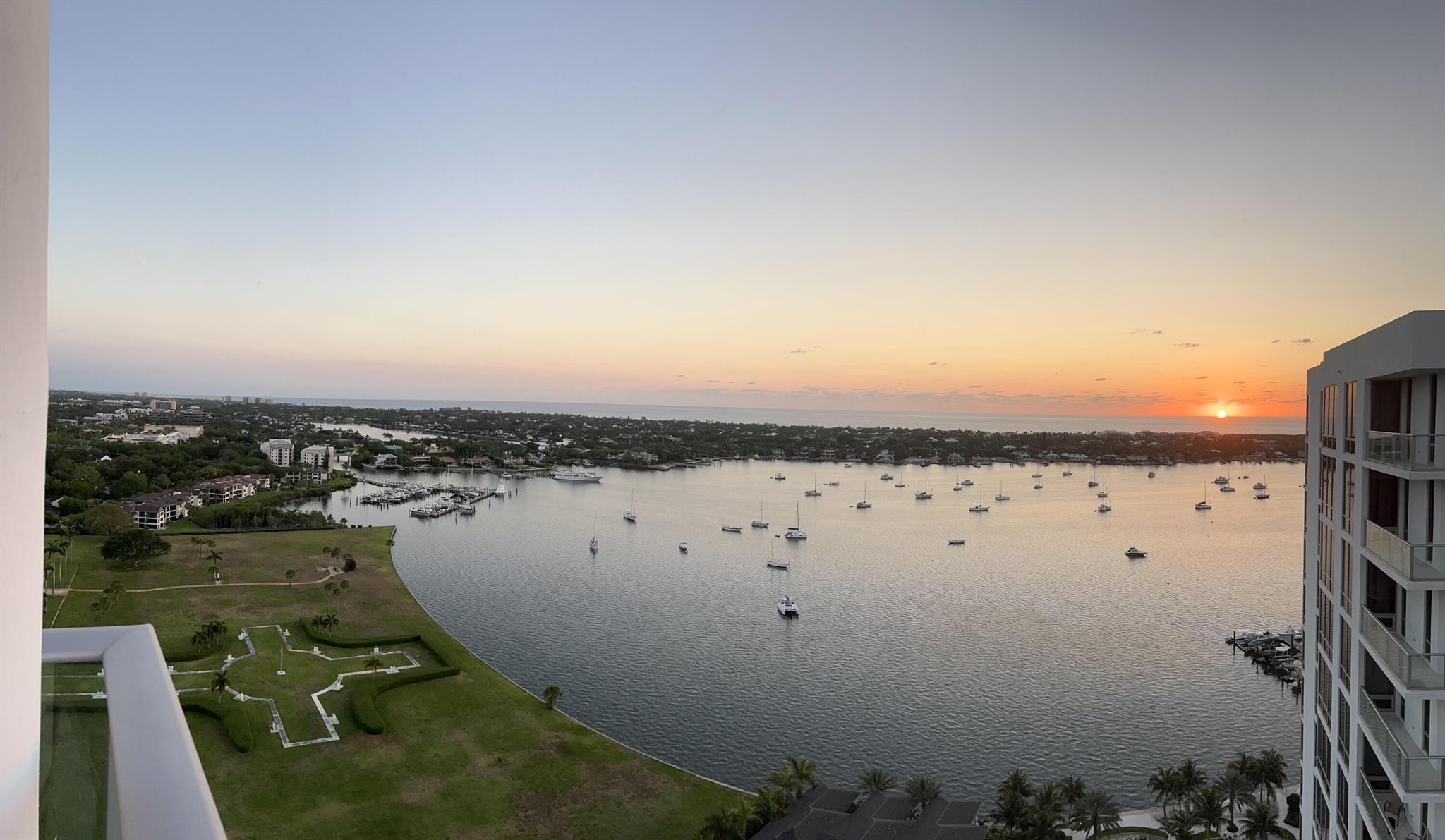 Breathtaking Penthouse Living with Panoramic Ocean, Intracoastal, and Lagoon ViewsPrepare to be truly impressed by the unmatched views from this exceptional penthouse residence overlooking the shimmering waters of Lake Worth Lagoon, the Intracoastal Waterway, and the Atlantic Ocean beyond. Perfectly positioned at the top of the prestigious Water Club, this 3 Bedroom plus Den, 4-bathroom home in the sky offers a rare combination of spacious luxury and elevated coastal living.Inside, a wide-open floor plan captures stunning vistas from every angle. Floor-to-ceiling windows flood the space with natural light, while electric shades in every room offer effortless privacy at the touch of a button. The gourmet kitchen, spa-like bathrooms, and custom detailing throughout showcase a commitment to quality and design. Step out onto your expansive private balcony, an entertainer's dream, offering ample space for sunset dinners and starlit gatherings.

Additional features include a private elevator entrance, two dedicated covered parking spaces, and a reverse osmosis water filtration system, combining luxury with peace of mind.

From the moment you enter the guard-gated community, you'll be greeted by white-glove amenities including a doorman, full-time concierge, and world-class lifestyle offerings. The Water Club sets the standard for resort-style living with:

A waterfront grill area &amp; firepits

Pickleball court &amp; dog park

State-of-the-art fitness center &amp; spa treatment rooms

Private movie theater, club room, and catering kitchen

Poolside cabanas and indoor/outdoor bars

For boaters, dedicated boat slips and five-star service are available at the adjacent Old Port Cove Marina, one of the region's premier clean-water marinas.

Golfers will appreciate proximity to the renowned North Palm Beach Country Club, one of only two public Jack Nicklaus-designed courses in the U.S., as well as exclusive private clubs including Lost Tree Village, Seminole Landing, Old Palm, Mirasol, and PGA National.

Beyond the gates, you're just minutes from upscale shopping, fine dining, and the world-famous Worth Avenue in Palm Beach, less than eight miles away.

This is more than a penthouse, it's a rare opportunity to live in elevated coastal luxury, with the best of boating, golf, and South Florida lifestyle at your doorstep.