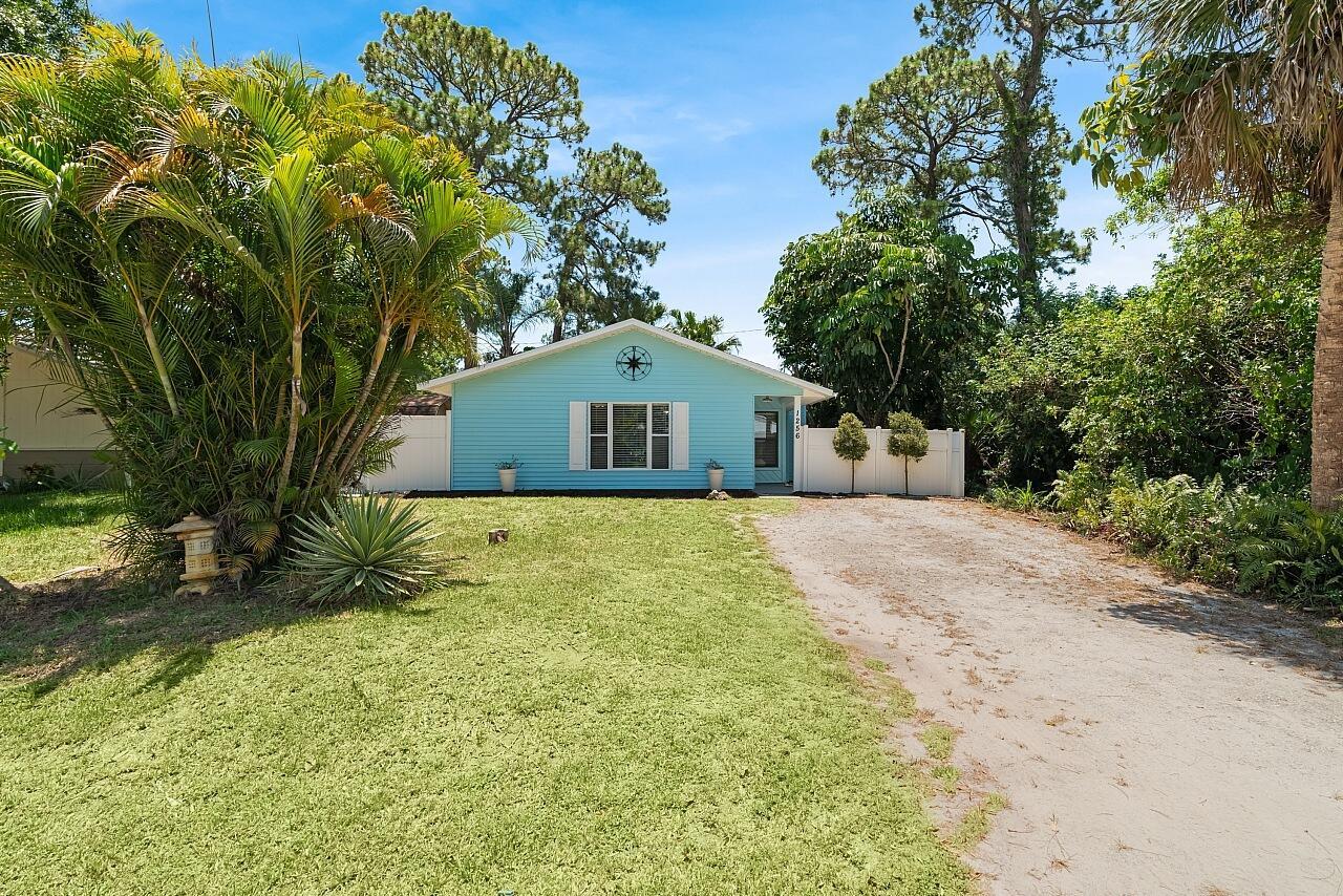 You just found an adorably renovated 3 bedroom /1 bathroom home w/ surprising extras! Updated Kitchen: shaker cabinets, granite, SS appliances, subway tile backsplash & large island. The fresh interior/exterior paint add a pop of freshness throughout. You will find all updated flooring & baseboards, ceiling fans, blinds, lighting fixtures & more! One of the rooms even features a fireplace & one bedroom has a walk in closet, too! The bathroom features dual sinks and a tub/shower combo. There is a lovely area to escape and relax outdoors. The AC is a 2022 & water heater is a 2025. FHA after 7/30