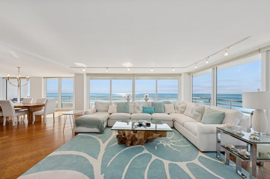 Upon entering this fabulous residence you'll be dazzled by the sparkling ocean views. This wrap-around corner unit has breathtaking,  panoramic views from every balcony. This magnificent residence has been renovated with the finest upgrades... a contemporary kitchen with sleek white cabinetry, gorgeous custom countertops and glass backsplash; there are hardwood floors in the common areas and plush carpet in the bedrooms; each bedroom has it's own stunningly renovated ensuite bathroom; there is custom lighting throughout, all impact glass windows and two parking spaces. The Addison On The Ocean, N-1106 is the height of luxury in Boca Raton's most exclusive oceanfront building. The Addison On The Ocean is an exclusive oceanfront condominium on the sparkling shore of Boca Raton, Florida. This opulent condominium offers resort-style living for just 169 luxurious residences. Each residence features immense square footage and panoramic vistas of the turquoise Atlantic ocean. The Addison On The Ocean welcomes you with dramatic porte-cochere entries with stunning water features, designer landscaping and premier valet service.

Upon entering the lobby, you are greeted by stunning interior design elements and a backdrop of the glistening ocean. This concierge building features all the lavish amenities one would expect in a 5-star resort. Few condominiums offer dining, The Addison On The Ocean offers dining in the completely renovated restaurant as well as, Al Fresco options on the pool deck, gazebo or while lounging on the ocean. Residents may also gather and entertain in the fully renovated social room. The impeccable food service includes breakfast, lunch, take-out dinners and private event catering.

The Addison On The Ocean embodies the essence of first class living, including on-site management, 24-hour maintenance and in-house concierge. The stress-free lifestyle is enriched by conveniences that may be arranged by the concierge; including housekeeping, automobile care and transportation services.

The 24-hour security team utilizes state of the art communication, while the grounds are monitored with vast video surveillance coverage. BuildingLink technology enables residents, management and staff to interact in real time. The innovations continue with newly installed electric vehicle charging stations.

Health and self-care are of the utmost importance and The Addison On The Ocean embraces a healthy lifestyle with fully renovated wellness areas, including five fitness centers, saunas, steam rooms and massage services. There are an array of recreational facilities including a dog park, aquatic therapy, water aerobics, basketball, volleyball, kayaks, bicycles, paddle boards, ping-pong, billiards, arcade games, a library/business center and a gorgeous social hall. This one-of-a-kind property continues to impress with its luxurious outdoor spaces. These spaces include two completely renovated pools, all new decking, a fabulous al fresco liquor lounge, custom fire-pits and waterfall features.

The Addison On The Ocean is appointed with only the finest trimmings and ultra-luxury amenities, it is Boca Raton's most exclusive oceanfront address.

Information published or otherwise provided by the listing company and its representatives including but not limited to prices, measurements, square footages, lot sizes, calculations, statistics, and videos are deemed reliable but are not guaranteed and are subject to errors, omissions or changes without notice. All such information should be independently verified by any prospective purchaser or seller. Parties should perform their own due diligence to verify such information prior to a sale or listing. Listing company expressly disclaims any warranty or representation regarding such information.