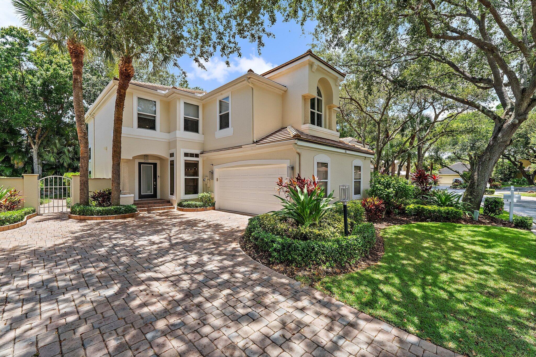 Introducing a stunning single-family home nestled in the highly sought-after Intracoastal community of Oak Harbour. This residence boasts a spacious open floor plan adorned with an abundance of natural light and cathedral ceilings, creating an inviting atmosphere throughout. Completely remodeled in 2019 by Celtic, the newly renovated kitchen features custom lighting, sleek quartz countertops, and brand-new appliances, making it a chef's delight. The spa-like master suite offers generous walk-in closets and a beautifully renovated master bath, ensuring a serene retreat. Enjoy relaxing evenings in the screened-in porch, with ample space for a pool to enhance your outdoor living experience. This home is equipped with modern conveniences including wiring for a generator, partial impact