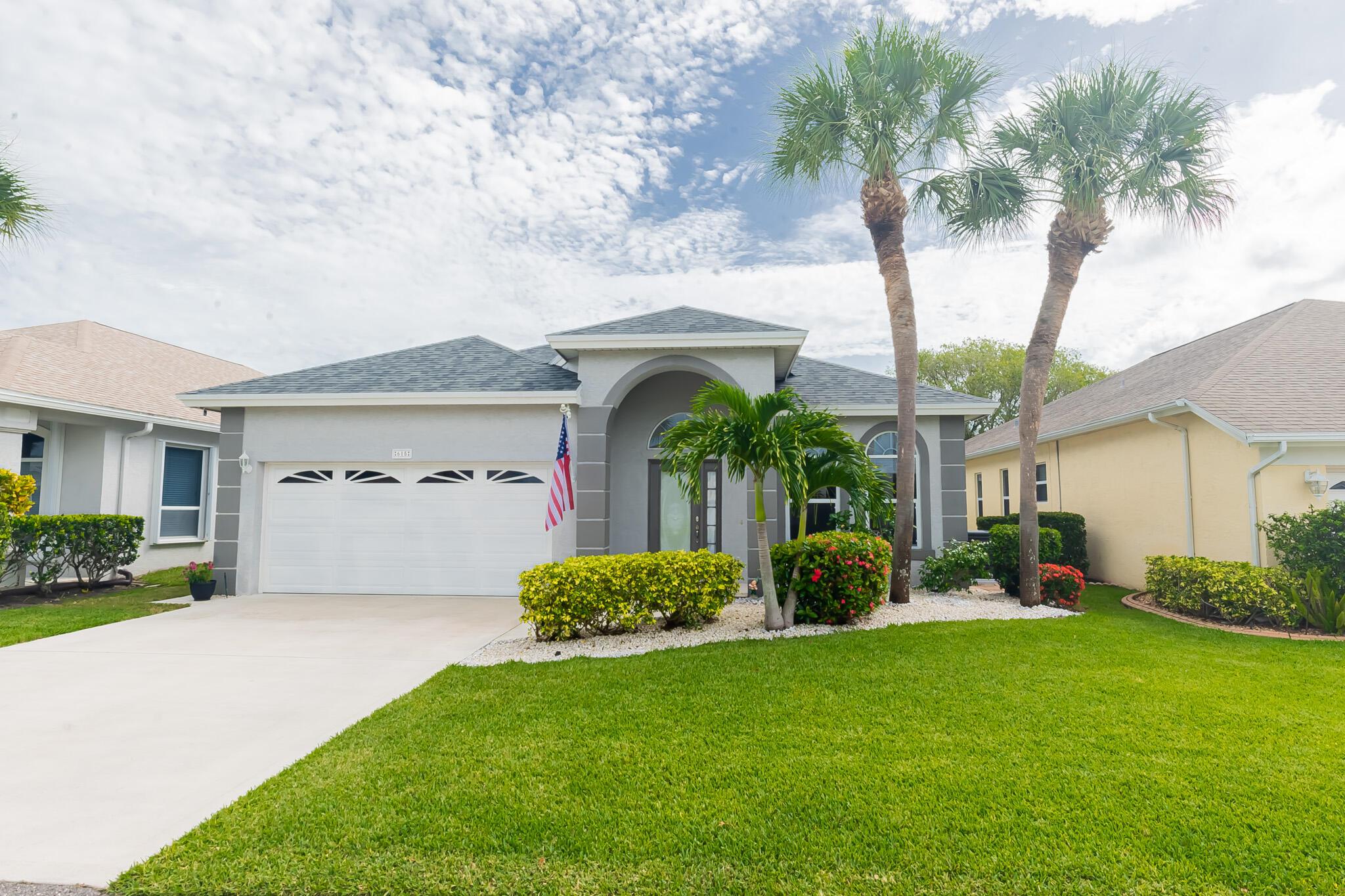 Kings Isle, Isle of Capri!  Inviting open 2/2/2 with den layout features tile and laminate floors throughout, separate family, living, dining areas.  Big kitchen has plenty of cabinets, stainless applainces, pantry. Spacious bedrooms plus flex room.  Enjoy the cozy covered and screened lanai.  Active 55+ gated community in the heart of St Lucie West with fantastic community clubhouse, pool, tennis, fitness center, clubs galore, more.  HOA dues provide lawn care, cable, pest control, irrigation system maintenance.  What are you waiting for?