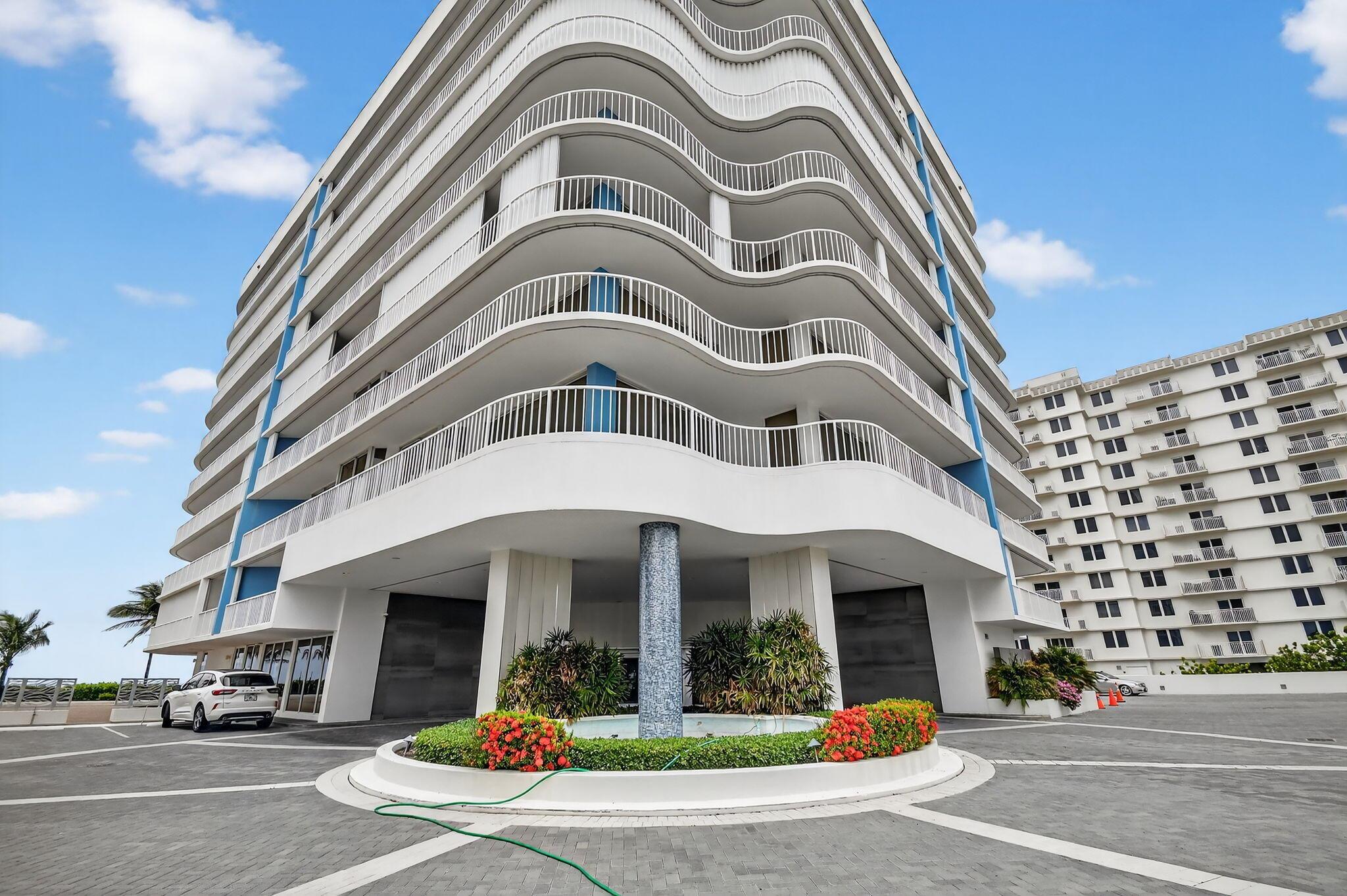 With an elevator ride down to the beach! Let the coastal lifestyle you've always envisioned embrace you. Enjoy being sunkissed and windswept in effortless luxury. This is Florida living at its finest. World-class dining and shopping await nearby. Horizons of both sunrise and sunset stretch across the panoramic view from expansive floor-to-ceiling sliders in every room. Plan your quiet solace or festive entertaining while listening to the rhythmic waves. Whether you seek retreat or revelry -the best of both awaits you. Schedule your private showing and step into this home that may be your own.