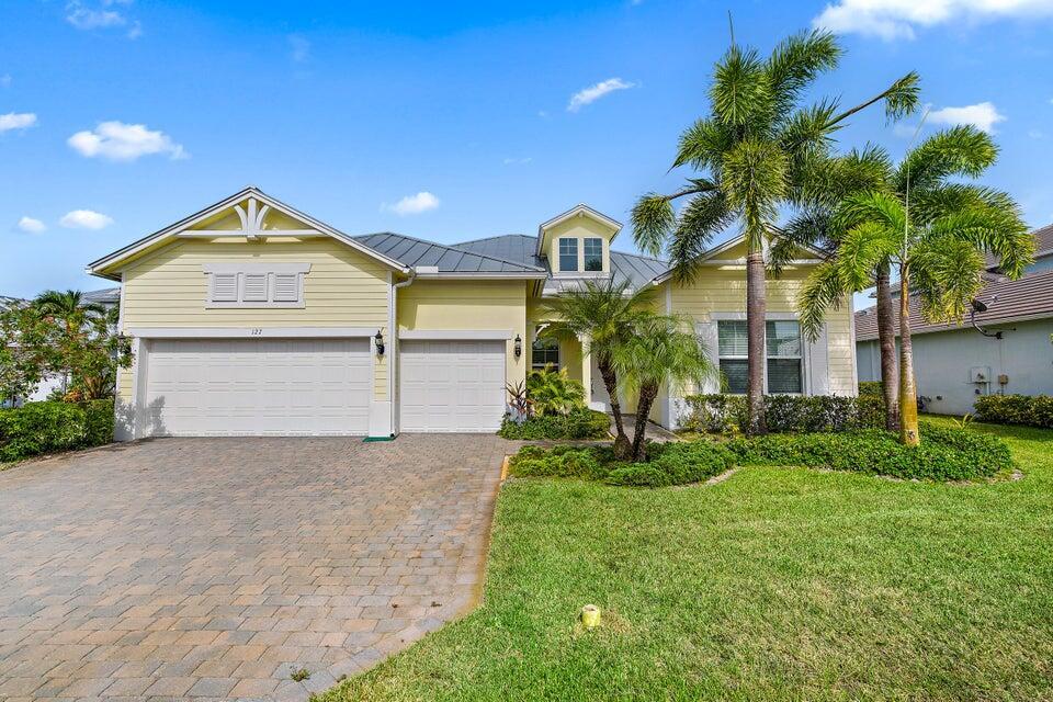 Absolutely Stunning 2016 CBS, 3 Bedroom + Flex Rm/Den, 3 Bathroom, 3 Car Garage Home Located In The Sought After Community: Shores Pointe Within the Heart Of Jupiter. Step Inside This Great Home & See The High Ceilings, Open Floor Plan & Bright Natural Light Piercing Through The Windows. The Den/Flex Space Is Perfect For Any Multi-Purpose Use, The Kitchen Offers Ample White Wood Cabinetry, Wonderful Kitchen Island, Granite Counter Tops, SS Appliances (Gas Stove/Oven), Walk In Pantry, Great 4 Way Split Coffered Ceiling, IMPACT WINDOWS & DOORS. The Spacious Master Bedroom Offers A Large Walk In Closet & Ensuite Bathroom, Dual Vanities, Soaking Tub & Stand Up Shower, The Other Bedrooms Are Also Spacious, The Screened In Lanai Is Perfect For Entertaining Family &/Or Friends! The Backyard Has Lots Of Green Space - Perfectly Sized For A Nicely Sixed Pool. Shores Pointe is Comprised of 31 Private Single Detached Estates Homes, Offering A Low HOA, Private Entrance &amp; Playground, Zoned to A Rated Jupiter Schools!!