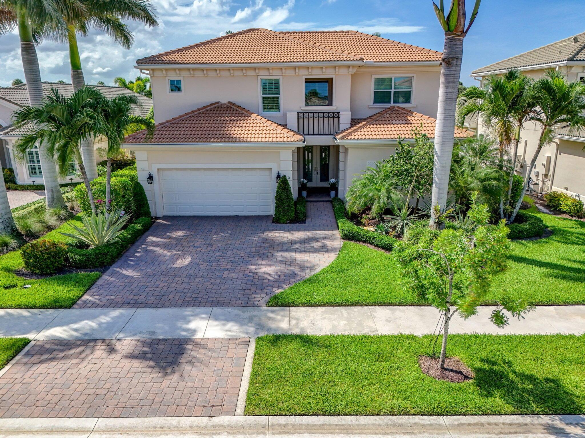 Elegant Golf Course Estate with Immediate Full Golf Membership! Welcome to your serene sanctuary in one of Jupiter County Club's most sought-after, quiet sections. This stunning 4-bedroom, 3.5-bath golf course view home is a rare opportunity--offering an immediate full golf membership in one of the area's premier golf and sport communities.Thoughtfully designed for both comfort and entertaining, this home is an entertainer's delight, featuring an open-concept layout anchored by a grand great room and an expansive island where family and friends naturally gather. Crown molding throughout adds a refined touch, while the first-floor primary suite offers peaceful privacy. A separate in-law/guest en-suite bedroom bathroom on the main level ensures welcoming accommodations for visitors.