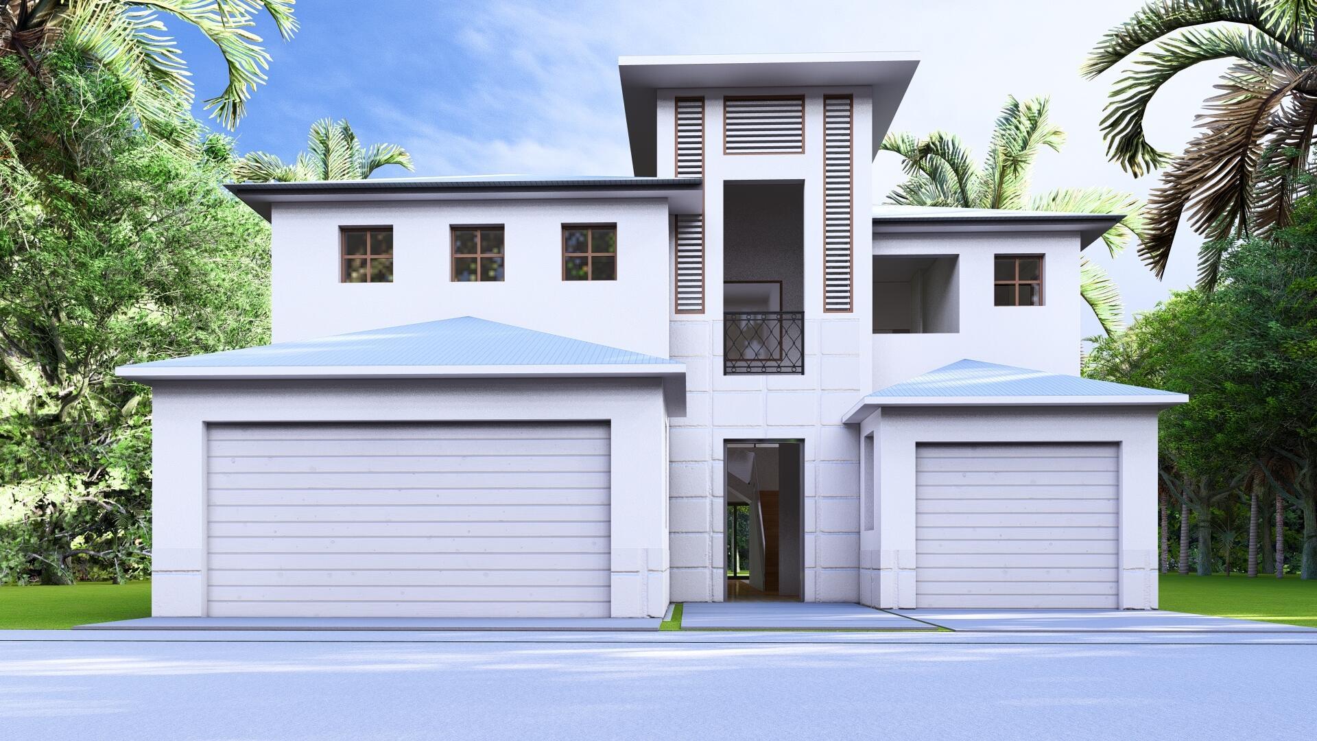 Welcome to Prosperity Village, North Palm Beach, where this stunning new construction home is being built and set to redefine modern luxury living. This upcoming single-family residence will feature 5 en-suite bedrooms and 5.5 elegant bathrooms, spanning 4,026 sqft living designed space. The home will showcase a dramatic pivot front door, soaring 23-foot entry ceiling, 10-foot ceilings on the first floor, and 9.4-foot ceilings on the second floor.  Modern staircase with glass railings. Delight in the chef's dream kitchen with Quartz countertops, custom wood cabinetry, and high-end appliances, complete with a convenient butler's pantry. Additional planned features include laundry rooms on both levels, PET-rated impact windows, wood flooring throughout, fully tiled bathrooms, soundproof insulation, icing insulation for energy efficiency, English valves, a tankless gas heater, LED recessed lighting, a three-car garage, a two-zone HVAC system, and pre-wiring for a Tesla charger. Outside, the future design includes a private pool perfect for relaxation and entertaining guests.

Prosperity Village offers gated, golf cart-friendly living near a redesigned Jack Nicklaus Signature Golf Course, pristine beaches, Palm Beach and Jupiter Inlets for world-class fishing, top dining establishments, and Palm Beach International Airport. Residents also enjoy the newly renovated North Palm Beach Country Club with an Olympic pool, splash pad, tennis facilities with Har-Tru courts, banquet rooms, and restaurants open to the public. This is your opportunity to secure a brand-new luxury home in one of Northern Palm Beach County's most desirable communities.