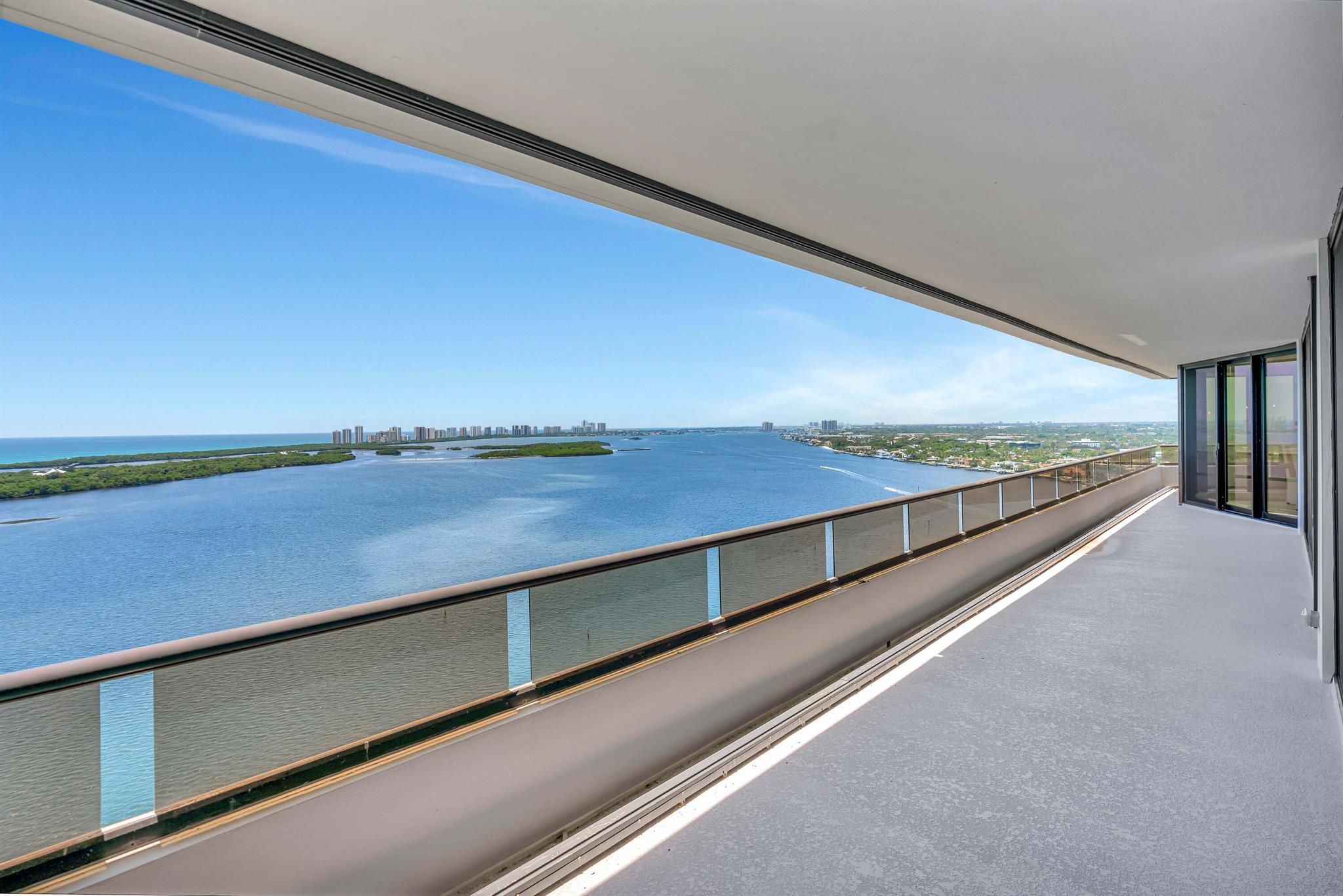 Fully Renovated Coastal Masterpiece!Discover unparalleled luxury at this completely renovated 3-bedroom, 3.5-bathroom residence at Lake Point Tower, one of Palm Beach County's most prestigious addresses. Spanning 2,865 living square feet, this stunning condo has been taken down to the studs and been meticulously rebuilt. Beautiful wood floors and breathtaking floor-to-ceiling complete impact windows that showcase panoramic views of the Intracoastal Waterway, John D. MacArthur Park, the Atlantic, and long southeastern vistas of the Intracoastal. Every room is bathed in natural light, creating a seamless connection to the mesmerizing waterfront. The open-concept interior boasts high-end finishes, with three spacious bedrooms, each with a luxurious en-suite bathroom, plus a sophisticated powder room. Step onto the expansive wraparound balcony, an oversized outdoor oasis ideal for entertaining or unwinding. Watch incredible sunrises over MacArthur Park or serene sunsets with yachts gliding across sparkling waters, with ample space for patio furniture to elevate your alfresco experience.

Located at the exclusive tip of the Old Port Cove peninsula, Lake Point Tower offers resort-style amenities, including a secure lobby, 24/7 concierge and manned gatehouse. Exciting upgrades are in progress, featuring a stunning infinity-edge pool, spa, shaded cabanas, viewing terraces, and lush landscaping. The state-of-the-art fitness center includes a private training room and sauna, redefining luxury living.

Beyond the building, enjoy a scenic 2-mile waterfront walking path, Safe Harbor Marinas, and an on-site restaurant. Minutes from world-class dining, pristine beaches, premier shopping, and the reimagined North Palm Beach Country Club&#x14;featuring featuring a Jack Nicklaus-designed golf course, tennis courts, and a modern clubhouse&#x14;this location offers the best of coastal living. Complete with a dedicated garage parking space and storage unit, and close proximity to Palm Beach International Airport, this residence epitomizes luxury and convenience.