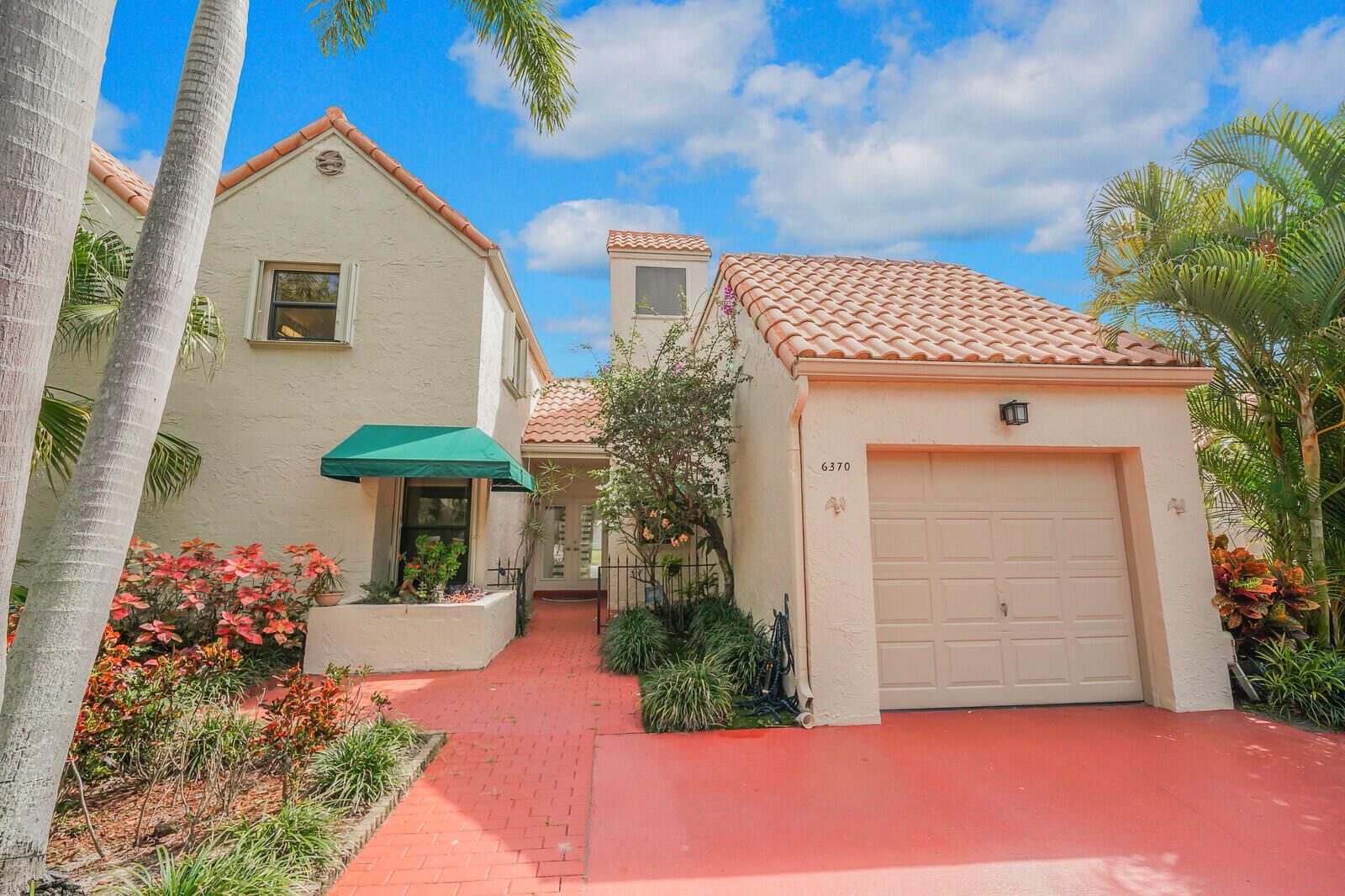 Welcome to L'Ambiance in Boca Raton. This is a one of a kind property with vaulted ceiling- wood beams exposed for stunning effect right as you enter the home. There is a private elevator that leads to the master suite upstairs and access to an amazing loft/office space. Water views and access to many outdoor seating areas (patio, balcony) to enjoy outdoor space. L'Ambiance offers two community pools and community tennis courts all located in amazing central Boca Raton. A rated Boca Raton schools and location near the town center mall and restaurants. Call today for a private showing!