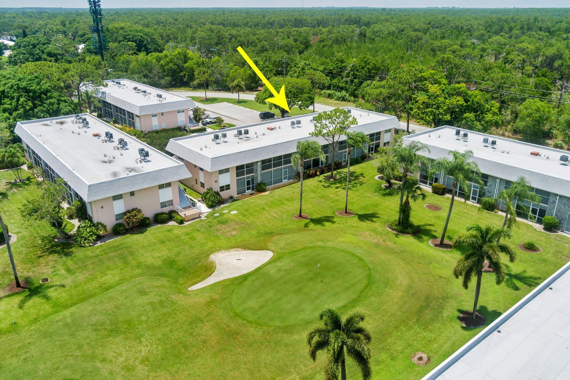 Delightful 1/1 on second floor in sought after community of Little Club. This tastefully furnished  condo features a cozy kitchen, a spacious bedroom with large walk in closet, an oversized, screened balcony with 2 storage closets overlooking the 7th hole and a peaceful lake. Enjoy a superb lifestyle in this best kept secret in Tequesta. A 55+ community with a wide range of activities & amenities. Golf, tennis, inground pool, pickleball, bocce & shuffleboard, card games, parties. A new roof in 2023 with full roof assessments paid by owner. Fiber optics cable, WIFI & Blue Steam channels are included in the monthly fees. A Florida lifestyle you have been dreaming of.