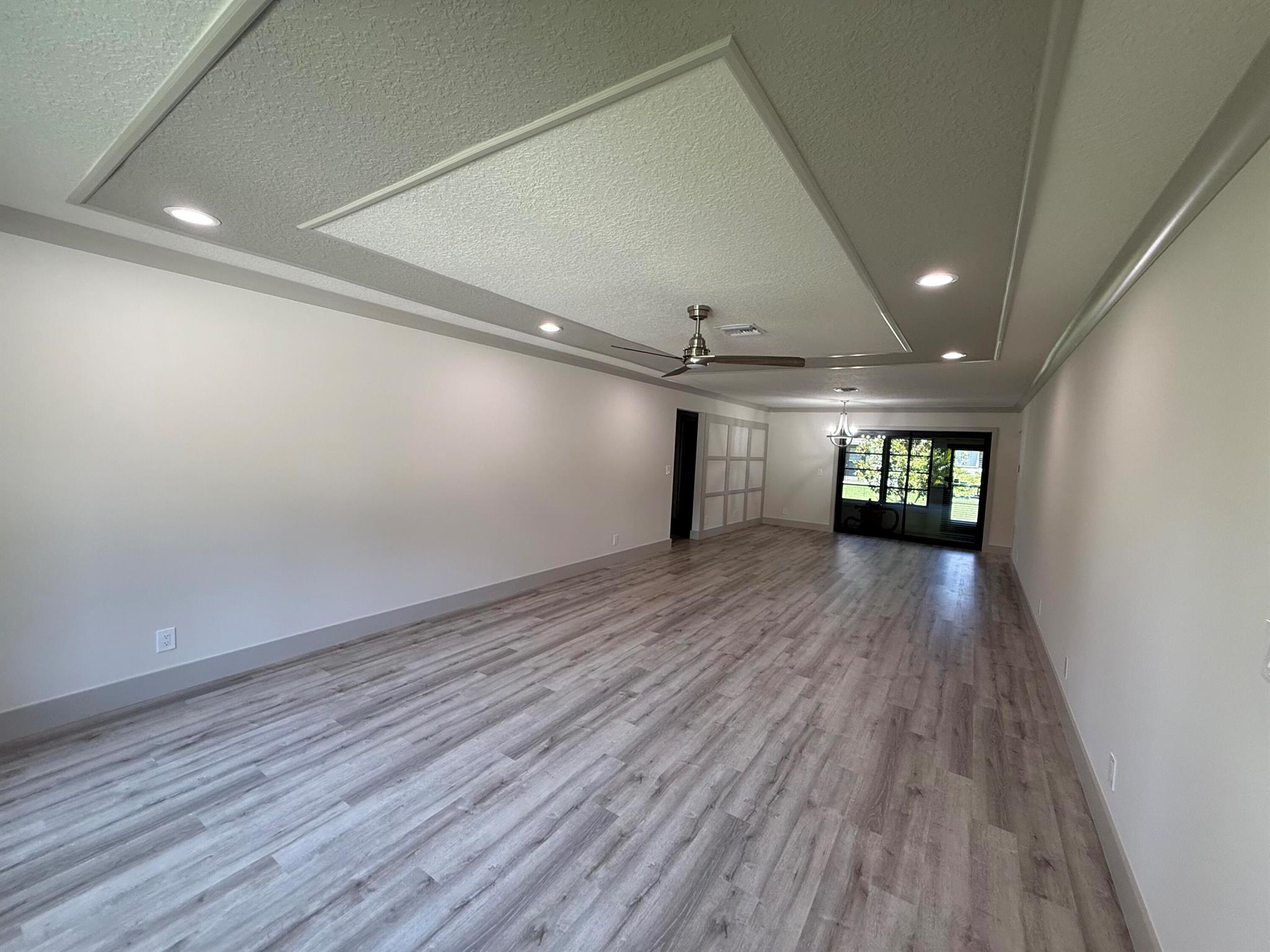 BE PREPARED TO BE WOWED! THE MOST BEAUTIFUL VILLA TO HIT THE MARKET IN BENT TREE. THIS HIGH QUALITY 5 MONTH FLOOR TO CEILING RENOVATION IS NOW COMPLETE. NO POPCORN OR WALLPAPER ANYMORE... SOME OF THE BRAND NEW EXCITING IMPROVEMENTS INCLUDE: ALL PREMIUM IMPACT DOORS & WINDOWS, IMPACT GARAGE DOOR & MOTOR, LVP & PORCELAIN TILE FLOORS. KITCHEN HAS BEAUTIFUL SOLID WOOD CABINETRY W/ QUARTZ TOPS, STONE BACKSPLASH, ISLAND W/ WATERFALL EDGE & LEDGER STONE, PREMIUM APPLIANCES, RECESSED & PENDANT LIGHTING, 3 PANEL SHAKER INTERIOR DOORS, MODERN BASEBOARDS, CASING & CROWN, LOTS OF DESIGNER DETAILS, KOHLER ''EXTRA TALL'' TOILETS, FRAMELESS SHOWER ENCLOSURE, MOEN VALVES & TRIM, BUILT IN WIC, RECESSED LED LIGHTING, CEILING FANS, W&amp;D, DETAILED TRIM FINISHES, CUSTOM CEILING DETAILS, HUNTER DOUGLAS WINDOW TREATMENTS &amp; R38 ATTIC INSULATION. THE PRIMARY BEDROOM IS LARGE &amp; BRIGHT. THE A/C ENCLOSED PORCH IS A BONUS &amp; CAN BE ENJOYED YEAR ROUND, WHICH OPENS TO THE 8 X 16 PAVER PATIO OVERLOOKING A LUSH GREEN SPACE WITH A BEAUTIFUL MAGNOLIA TREE. OPEN CONCEPT DESIGN WITH LOTS OF WINDOWS &amp; NATURAL LIGHT. FINANCIALLY SOLID HOA. LOOK AT ALL THAT IT INCLUDES: BUILDING INSURANCE, ROOF REPLACEMENT (FUNDED FOR 2027 REPLACEMENT), ON SITE PROPERTY MANAGER &amp; MAINTENANCE, WATER, SEWER, LAWN, TRIMMING, FERTILIZATION, IRRIGATION, PAINTING, PRESSURE WASHING, COMMON AREAS, CLUBHOUSE, POOL, BILLARDS, BOCCE BALL &amp; CABLE TV!! SIMPLE LOCK &amp; LEAVE LIFESTYLE. VARIOUS CLUBS &amp; ACTIVITIES EXIST. THIS UNIT IS LOCK &amp; LEAVE, WHICH IS PERFECT FOR A PRIMARY OR SECOND HOME. EVERY STORE &amp; RESTAURANT YOU COULD WANT IS JUST MINUTES AWAY. PET FRIENDLY &amp; NO RENTING FOR THE FIRST 2 YEARS MAKE THIS A DESIRED COMMUNITY. 100% TURNKEY; JUST MOVE IN AND ENJOY! THIS HOME CHECKS ALL THE BOXES WITH NO REPAIRS TO MAKE OR WORK TO DO. THIS UNIT IS RARE AND WILL NOT LAST.