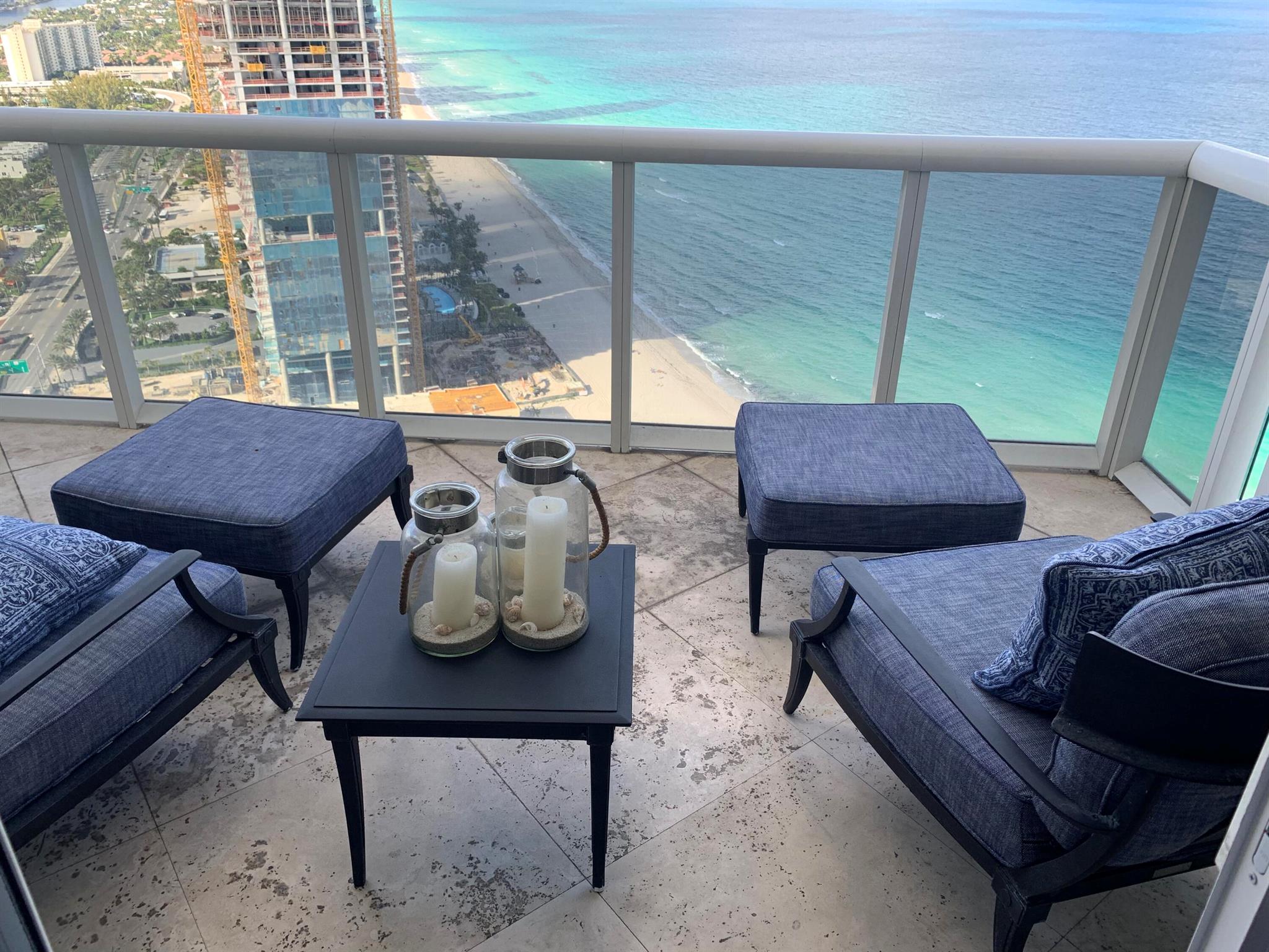 BREATHTAKING OCEAN VIEW FROM EVERY ROOMS, 3 BEDROOMS , 3.5 BATHROOMS , 2174 SQ FT UNDER AIR IN THE PRESTIGIOUS ROYAL TRUMP TOWERS . PROFESSIONALLY DECORATED , WORD CLASS AMENITIES THAT INCLUDE CONCIERGE , SPA, POOL, GYM, VALET PARKING.No incorporation or business lease .