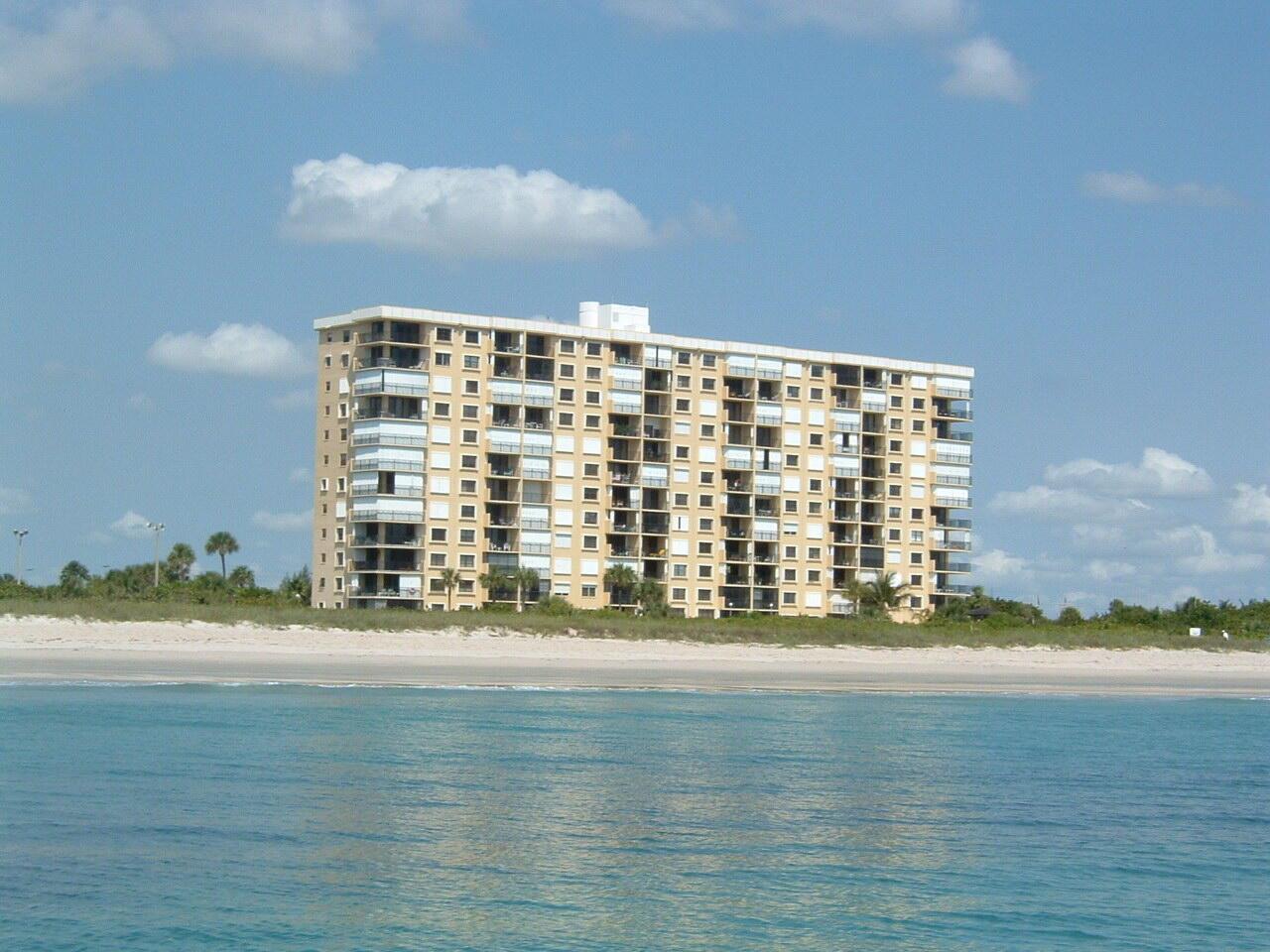 Direct oceanfront SE corner unit, 2 bedrooms, 2 bathrooms, nicely updated,  all hurricane impact doors and windows.  2022 AC with 10 year warranty.
