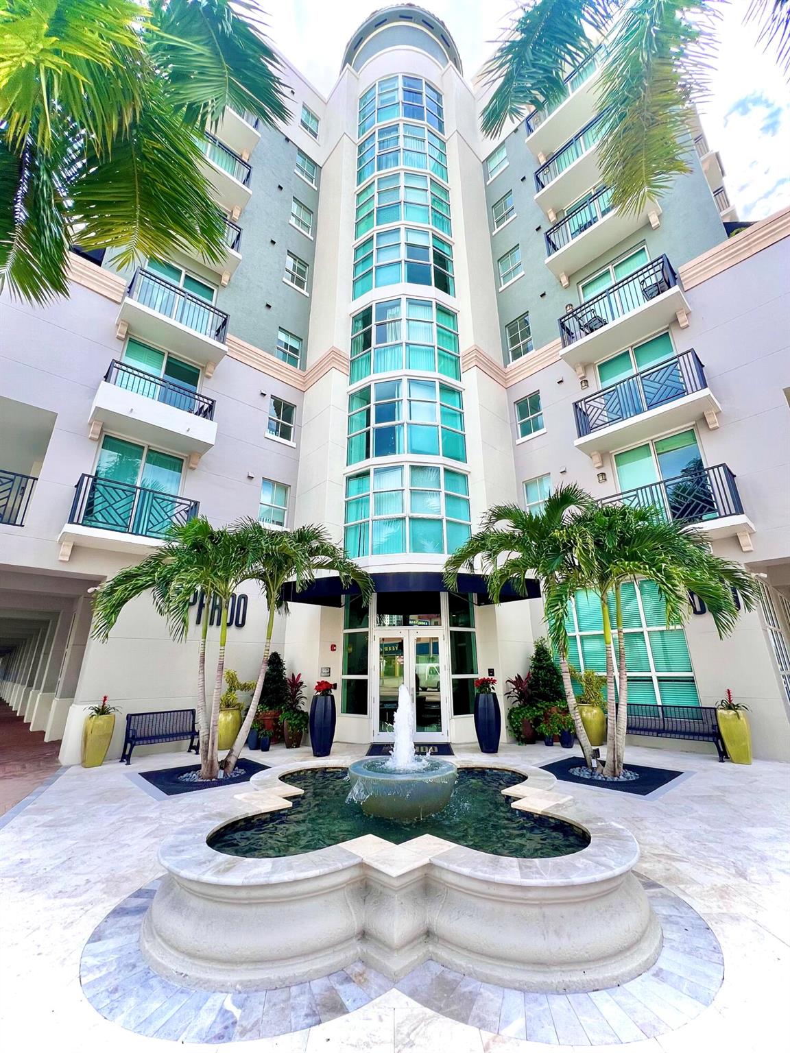 Be in the heart of downtown West Palm Beach in this move-in ready renovated 2 bedroom 2 bath condo comes FULLY FURNISHED/TURNKEY or UNFURNISHED. This unit is located on the 5th floor steps away from The Prado pool, jacuzzi-tub, steam room, courtyard, new fitness center, and new club house. Unit comes with 1 assigned parking space in the garage located inside the building. Just 1 block from the intracoastal waterfront, 2 blocks to Rosemary Square and the Brightline Station, and a few short blocks to Historic Clematis St. Just a 10 minute drive to PBI airport. Quick access to Ft. Lauderdale and Miami. *Investors* There is no waiting period to rent out. The leases can be a minimum of 30 days