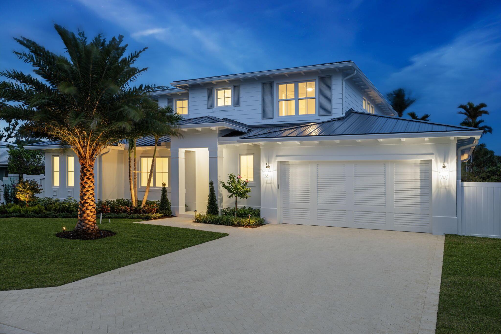Experience coastal elegance in this 2023 Brand New construction residence, ideally positioned on the southern tip of Jupiter Island within the prestigious Jupiter Inlet Colony. Luxury abounds with French oak floors, built in custom closets, marble countertops in the bathrooms as well as beautiful trim work throughout the home. The kitchen, a culinary haven boasting Wolf and Sub-Zero appliances, caters to the most discerning tastes.This home boasts a first-floor Primary Suite, as well as a dedicated office space. Upstairs, discover views of the iconic Jupiter Lighthouse, accompanied by 3 En Suite Bedrooms and a loft, creating a blend of comfort and sophistication.Step outdoors to find a private pool, spa, and a beautiful summer kitchen amid lush greenery, creating a tranquil escape.