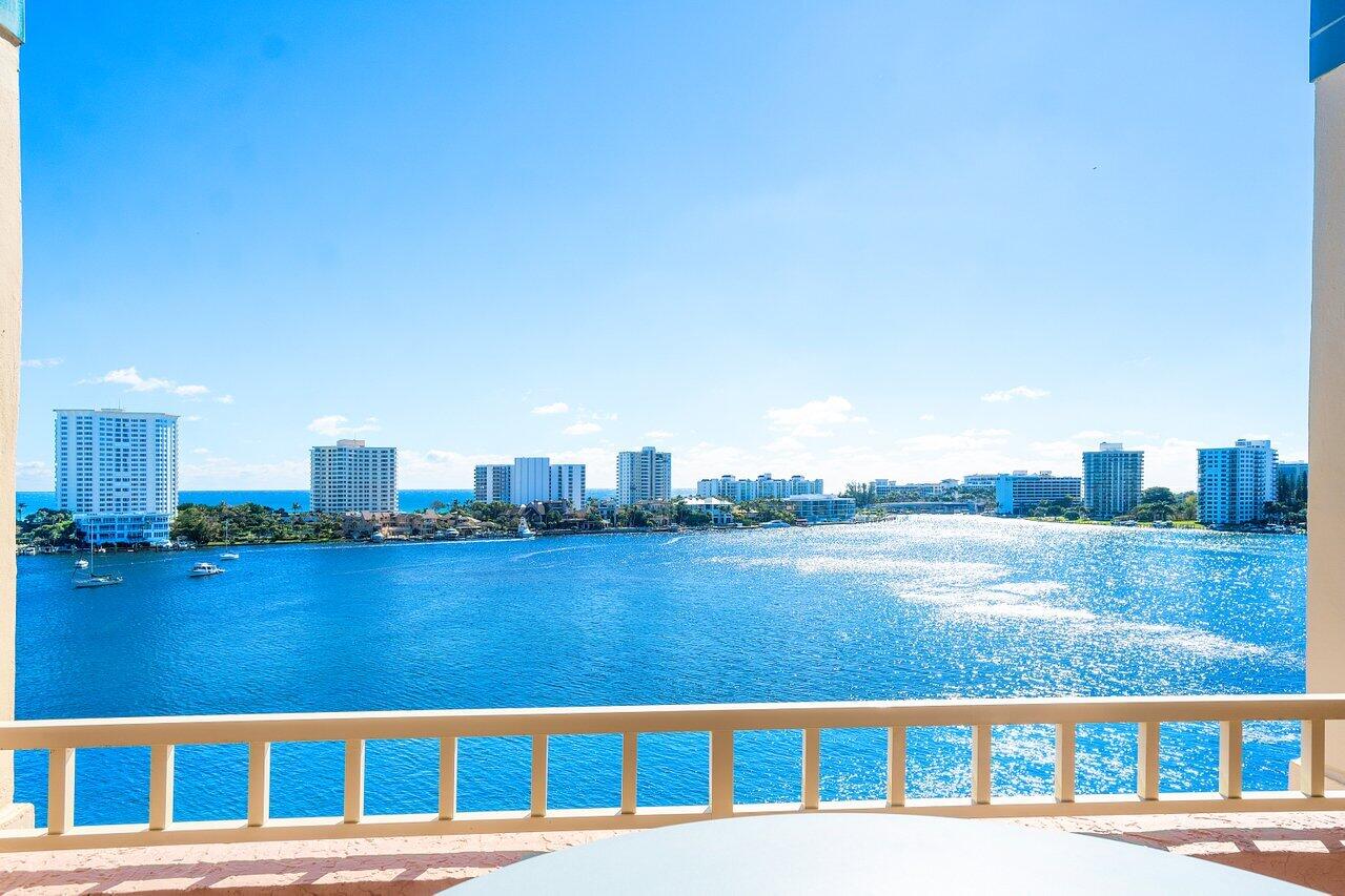 Introducing the Crown Jewel of Mizner Tower, Penthouse 8100.  Serving as the Beacon of this Extraordinary Offering are Unparalleled 180 degree views of the Ocean, Lake Boca & the Intracoastal. Arrive through a Double Door Entry into Spectacular Open Living & Entertaining Spaces w/ a full Bar, featuring 22' Ceilings, Meticulously Designed Interiors & Expansive Windows showcase Panoramic Water Views from all Main Living areas. Boasting 3 Bdrms Ensuite, 4 Full Baths, PH Residence 8100 presents extraordinary craftsmanship. The Primary Bedroom Suite features a spacious dressing room, walk-in closet, separate his/her full baths, and jaw-dropping Ocean and Lake Boca views. Oversized 1,000+ sq/ft wraparound balcony showcases the best Lake Boca and Ocean views. See Addendum for more! 3rd Bedroom is currently designed with rich sophistication as an Office/Den.  Gracious Balconies and Walls of Windows Enable Indoor Living Space to flow through seamlessly to the Outdoors.  Sited on the grounds of The Boca Raton, a World-Class Resort &amp; Spa, Mizner Tower is Gated and enjoys Privacy and Exclusivity.

Mizner Tower offers 5-Star Concierge, Valet Services, as well as well as 24/7 Security, Front Doorman, Tennis and State of the Art Gym. Enjoy the best lifestyle in downtown Boca Raton, with easy walking distance to shops and restaurants.