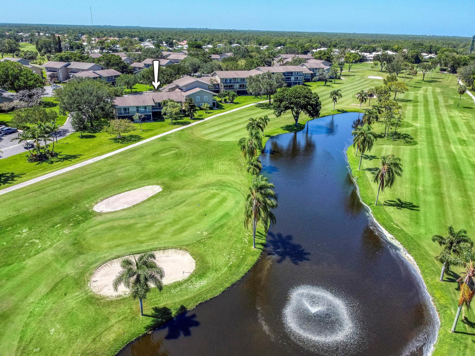 Priced to Sell! Best SE lake & fairway views are yours in this 2/2.5 tropical getaway! Located in beautiful Riverbend Country Club where every owner enjoys Har-Tru tennis courts, pickleball, pool, golf on a Fazio designed 18, plus a charming clubhouse and riverside pool deck where you can bask in the warm Florida sun all day. This special home is perfectly positioned for balmy tropical breezes and beautiful light! Your dual porches are ideal for experiencing the wonders of nature with dreamy vistas of a rising sun & moon to the east and pastel clouds at sunset to melt your cares away. Every day is a tropical holiday in this charming cottage community. Very quiet, scenic area. Located in the Village of Tequesta & Jupiter - close to everything. SoFla's best value hidden gem! Riverbend is the perfect year-round home or tropical winter getaway with soothing East West breezes. Whether you play golf or just enjoy daily walks, you'll enjoy the friendly atmosphere and quiet natural scenery along the river. Every owner receives a family membership including a terrific Fazio 18-hole course, driving range, certified golf teaching pro and fully equipped pro shop and Har-tru tennis and pickleball courts. Lounge and pool area includes 2 heated pools for adults and children, beautifully situated along the quiet &amp; serene Loxahatchee River. The Club hosts various outstanding golfing and tennis events, holiday socials, book club, pool parties and festive gatherings throughout the year. 24 hrs. man-gated and guarded community, surrounded by upscale residential homes and communities. In close proximity to Florida's most beautiful beaches, great shopping &amp; dining, and just 30 minutes to the Palm Beach International Airport! Enjoy this Tequesta address with lower Martin County taxes. Financially stable association, on site office, water, sewer, cable, ext. maintenance, building insurance and reserves are included in COA fee. Intimate community size of just 311 condominiums on 100 acres. There is a Golf Maintenance fee of $680 per quarter. No golf equity required. We have a short video showcasing Riverbend available on request.