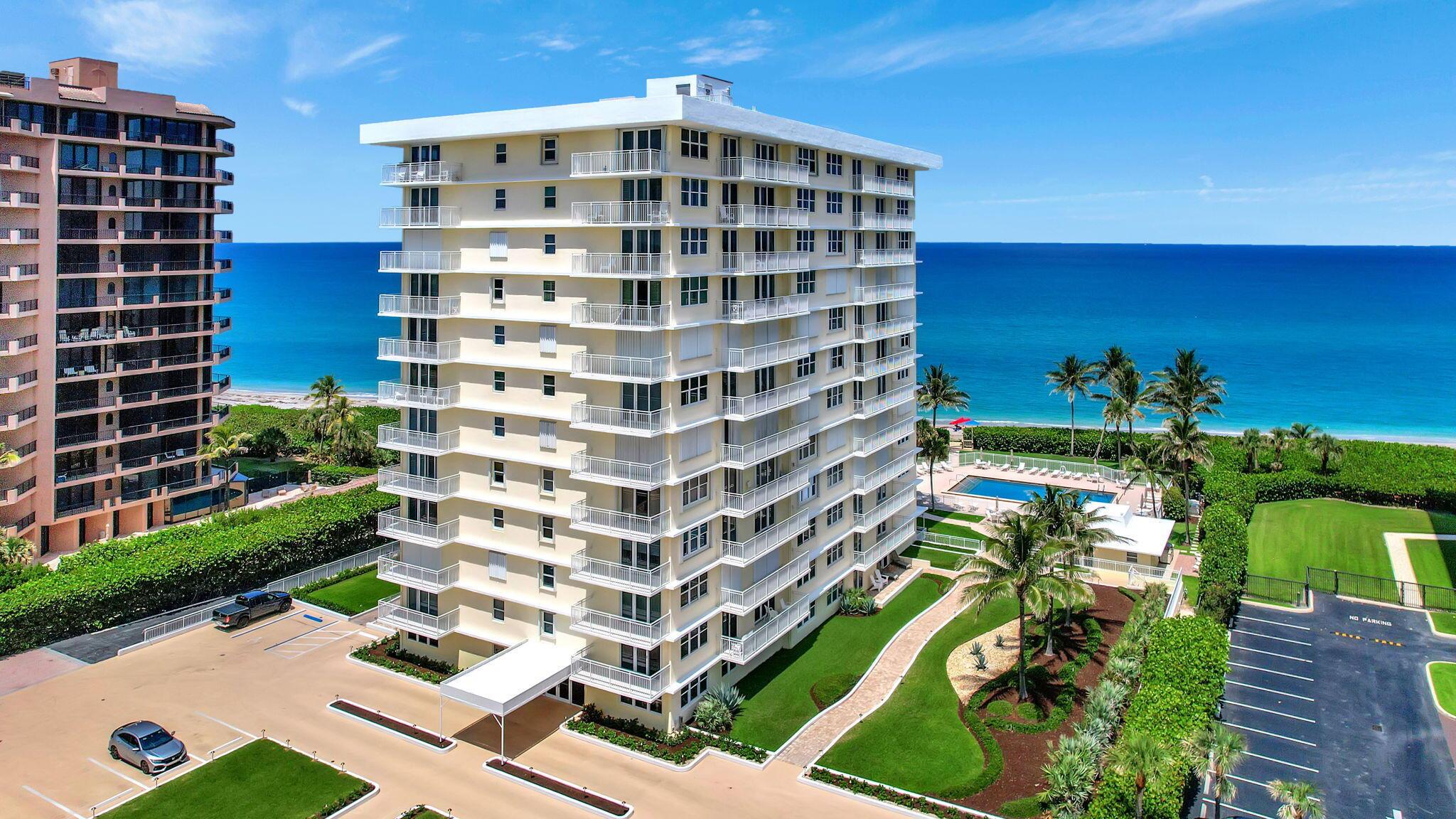 Feel the Sea Breeze! In Your Dream Beachfront Condo in this Highly Desirable Location. It's the Perfect Blend of Comfort, Style and Oceanfront Living. This 12 Story 47 Unit Boutique Residence is the Epitome of Quiet Coastal Living. This 2 Bedroom / 2 Bathroom Split Floor Plan Offers Privacy for Each Suite Separated by an Updated Custom Kitchen, Formal Dining Room and Great Room Complete with Ocean Views. Well Maintained East Building is Steps Away From the Beaches of Juno. In addition, It has Been Fully Retrofit and is Up to Date with Florida Building Requirements and Complete with Hurricane Protection (New Impact Windows and Sliders) Amenities Include: Heated Pool, Sauna, Cabana Area, Fitness Room, Club Room, Lobby Area, Private Beach Access, On Site Management and Underground Parkin