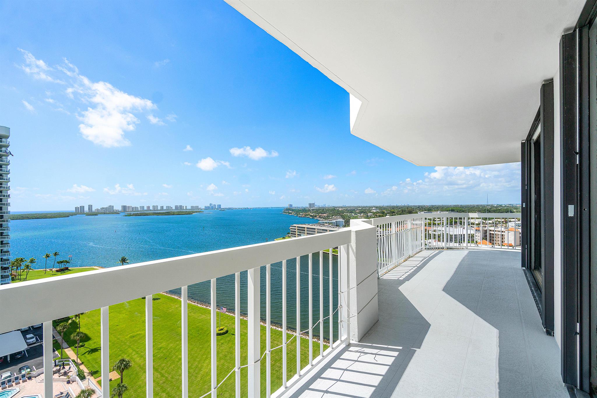 Unique, opportunity to obtain an investment property at Old Port Cove Towers on a high floor with the most desirable unit view. Full unobstructed wrap around views of the intracoastal, marina, Singer Island and more. Very large living spaces, large bedrooms,  laundry room and tons of storage. There is currently a lease on the unit so immediate move-in is not an option. Perfect opportunity as an investment for the short term with move-in later or keep as a long term investment.