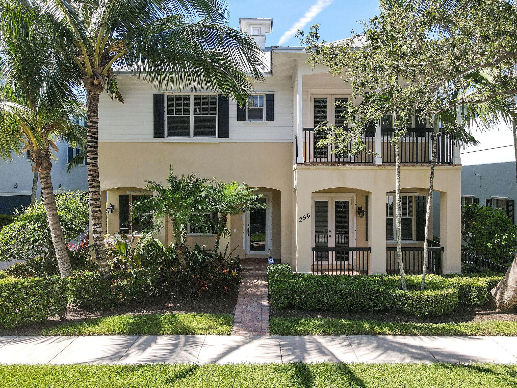 This elegant 4 bedroom, 4.5 bath Key West style home shares a courtyard with a 1 bedroom/1 bath casita. The den/office ensuite downstairs could easily be converted to a main floor bedroom. This home is one of the largest models in Botanica with 4029 living square feet and 5173 total square feet, situated on a corner lot bordered by a natural scrub area to the rear and surrounded by lush tropical landscaping. The main home enjoys a chef's kitchen with GE appliance package, butlers' pantry, elegant dining room plus a breakfast nook.  The spacious living room features french doors that introduce you to the most tropical courtyard. Botanica is an enchanting community, entwined with the Botanica Greenway Belt. This area covers approximately 60 acres of preserve, wetlands, a calming walking path and a boardwalk over the marshes. There is an idyllic vibe with mature oak canopied streets and sidewalks. Enjoy incredible green space and water features, 2 community pools, tennis, dog walking or watch your children on the playground. All of this and only minutes to the beaches, world-class shopping, a variety of restaurants to please every palette and an A Rated School District!  You CAN have it all in Botanica!