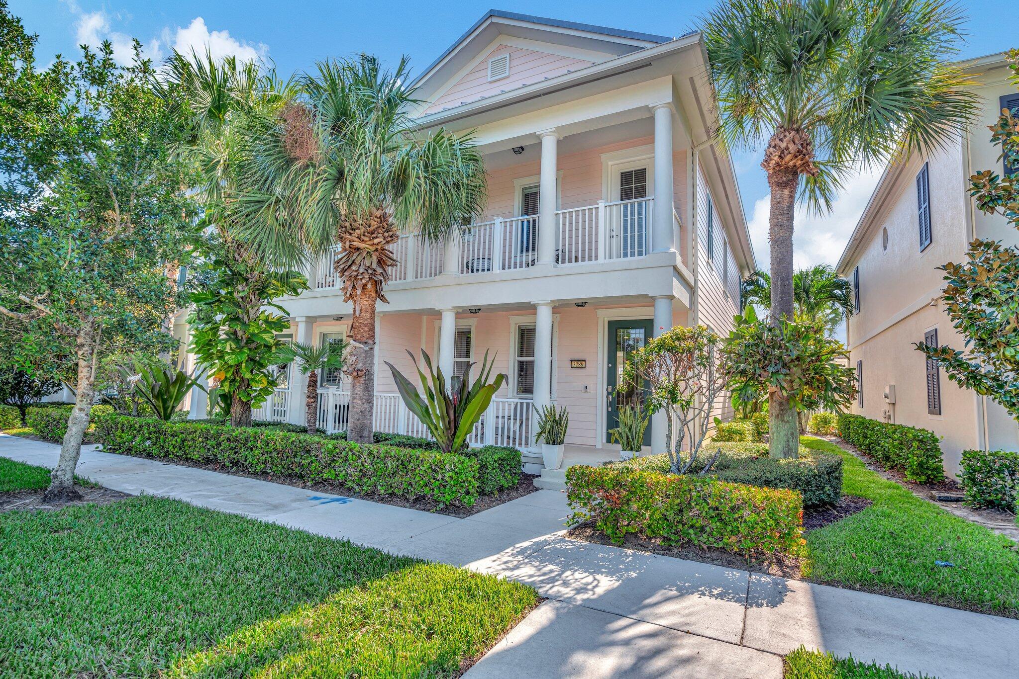 This stunning townhome, located in the desirable Mallory Creek at Abacoa in the heart of Jupiter, Florida, offers a perfect blend of style and functionality. The spacious layout includes a large great room, a generous kitchen with a breakfast nook, a laundry room, and an inviting outdoor patio. Additional features include a charming porch, a balcony, and a two-car garage. Inside, you'll find wood-like tile flooring, stainless steel appliances, a decorative backsplash, recessed lighting, stylish fixtures, ceiling fans, and impact windows on the second floor. Residents of Mallory Creek enjoy access to amenities such as a clubhouse with a fitness center and billiards room, two community pools, two playgrounds, and beautiful tree-lined streets with sidewalks.