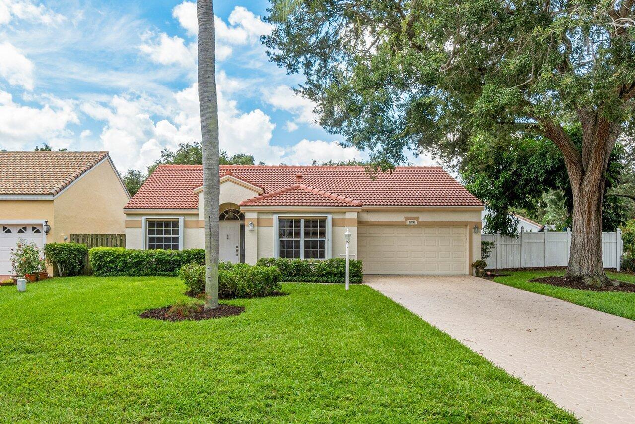 NEW ROOF JULY 2024! Welcome to your oasis in Palm Beach Gardens. This stunning single family home boasts a refreshing pool, private backyard, and  oversized corner lot with expansive driveway.  The updated kitchen and bathrooms with quartz countertops  offer modern luxury, while the open layout provides a seamless flow throughout the home.This home is centrally located, offering easy access to the beach, highway, as well as a variety of restaurants and shops.Low HOA fees and community pool and tennis.