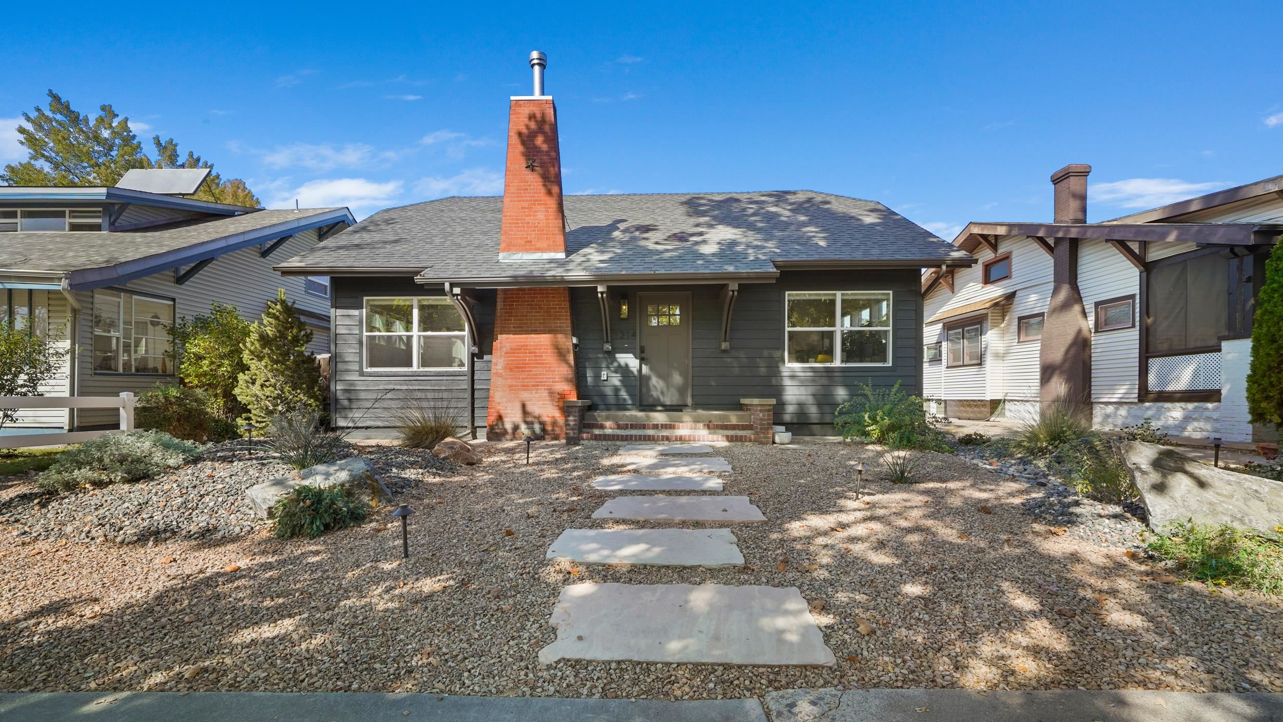 Charming Historic Downtown Grand Junction Home – Fully Remodeled!  Welcome to 1314 Main St, a stunningly remodeled home in the heart of Historic Downtown Grand Junction. Taken down to the studs and meticulously renovated in 2023 by a well-established company, this home has undergone an extensive $280,000 transformation—blending modern upgrades with timeless character.  Property Highlights:     •    Spacious & Versatile Layout – 3 bedrooms + office + bonus basement room, offering endless possibilities for work, play, or relaxation.     •    Preserved Historic Charm – Original brick stack, office doors, vintage hardware, and floor registers have been carefully restored to maintain the home’s character.     •    Modern Upgrades – New HVAC, plumbing, electrical, insulation, windows, and a brand-new roof ensure efficiency and peace of mind.     •    Designer Finishes – Custom slow-close maple cabinets, sleek quartz countertops, engineered wood floors, and beautifully tiled bathrooms elevate the aesthetic.     •    Luxury Touches – Bali window treatments with an up/down feature, plus a custom closet system in the master bedroom.  Outdoor Oasis & Prime Location:  Step outside to your private backyard retreat—featuring a covered patio, hot tub, and low-maintenance xeriscaping. A large, detached two-car garage with a dedicated workspace adds both storage and functionality.  Located just minutes from downtown restaurants, shopping, and nightlife, this home offers the perfect blend of modern convenience and historic charm. Don’t miss this rare opportunity—schedule your private showing today!