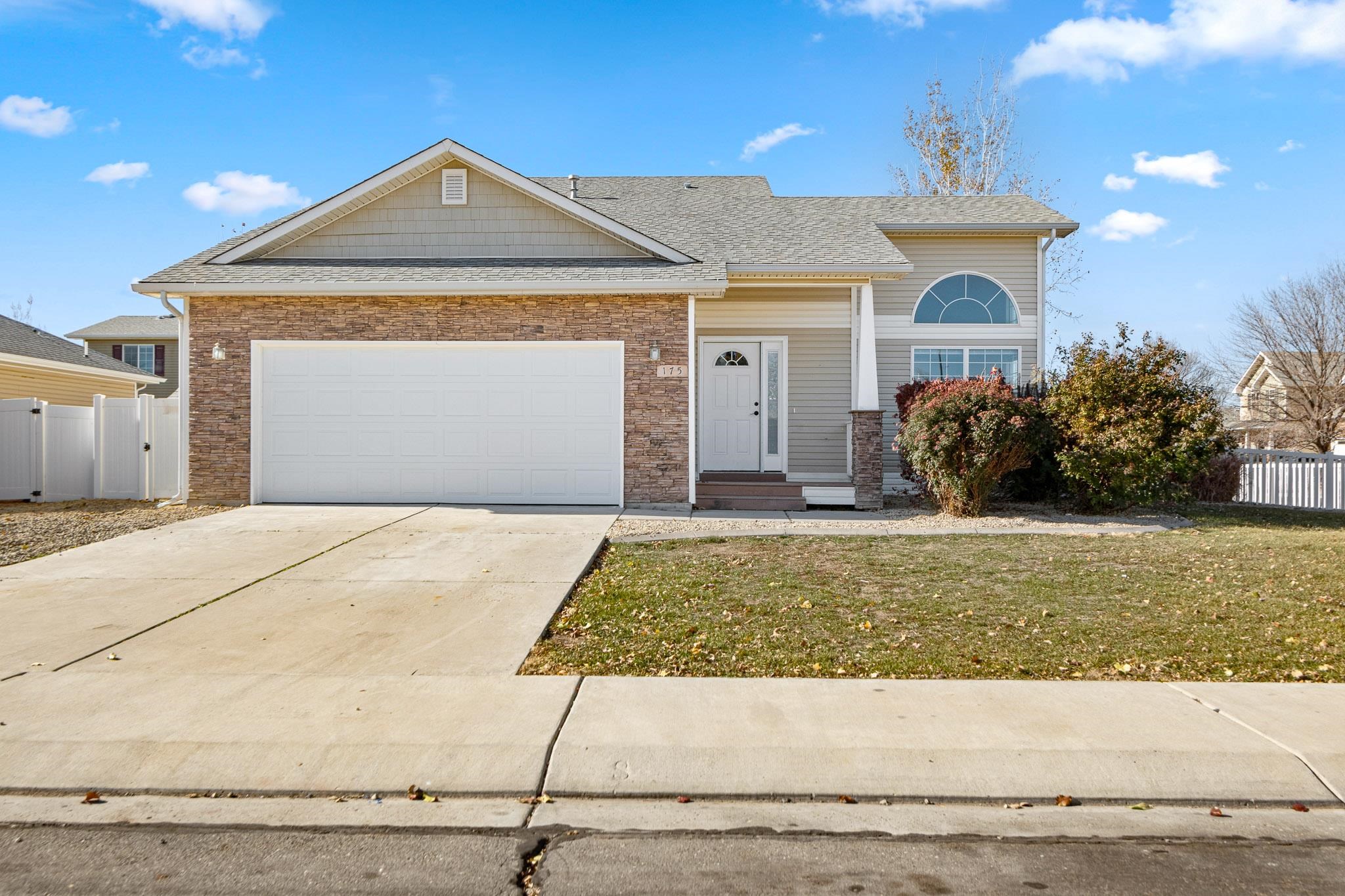 Welcome to your dream home! This freshly remodeled four-bedroom, three-bathroom gem is nestled in a fantastic neighborhood in Fruita. Enjoy the convenience of being close to downtown and top-rated public schools, while maintaining a peaceful life in a quiet area. This two story home boasts an open concept with an updated kitchen. It also features brand new flooring throughout. The corner lot is spacious, and comes with mature landscaping and is fully fenced, perfect for outdoor activities and relaxation. Don't miss out on this perfect blend of location and comfort!