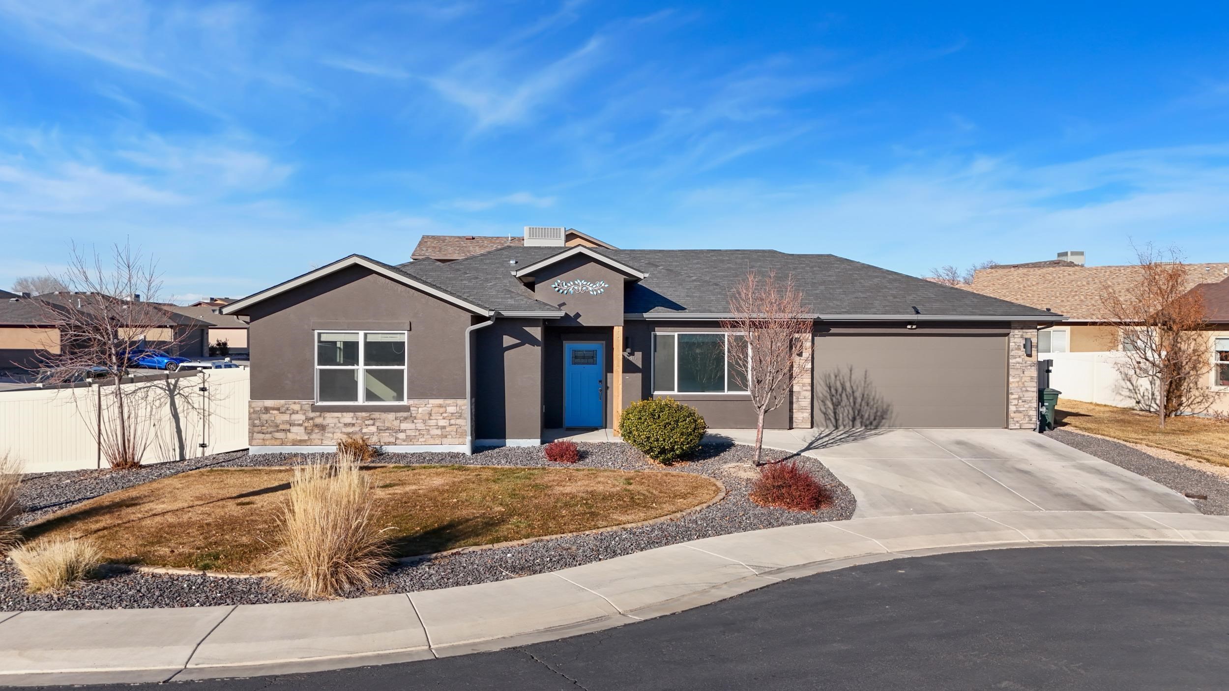 Check out this beautiful south-facing ranch! This home features an open floor plan with expansive ceilings, creating a bright and inviting space. The exterior was freshly painted in 2024 and adds to the home's well-maintained appeal. The large kitchen offers ample counter space, a corner pantrand the back patio features a custom louvered pergola. Upgraded finishes include quartz countertops, tiled backsplash, a walk-in shower with a Euro glass door in the primary ensuite bathroom, and custom Hunter Douglas window coverings that balance privacy with natural light. With three generously sized bedrooms, the primary suite boasts a luxurious 4-piece ensuite and a spacious walk-in closet. Additional highlights include a mudroom with extra storage cabinets, a large coat closet near the entry, and a garage with plenty of shelving. This home is better than new and move-in ready—don’t miss out!