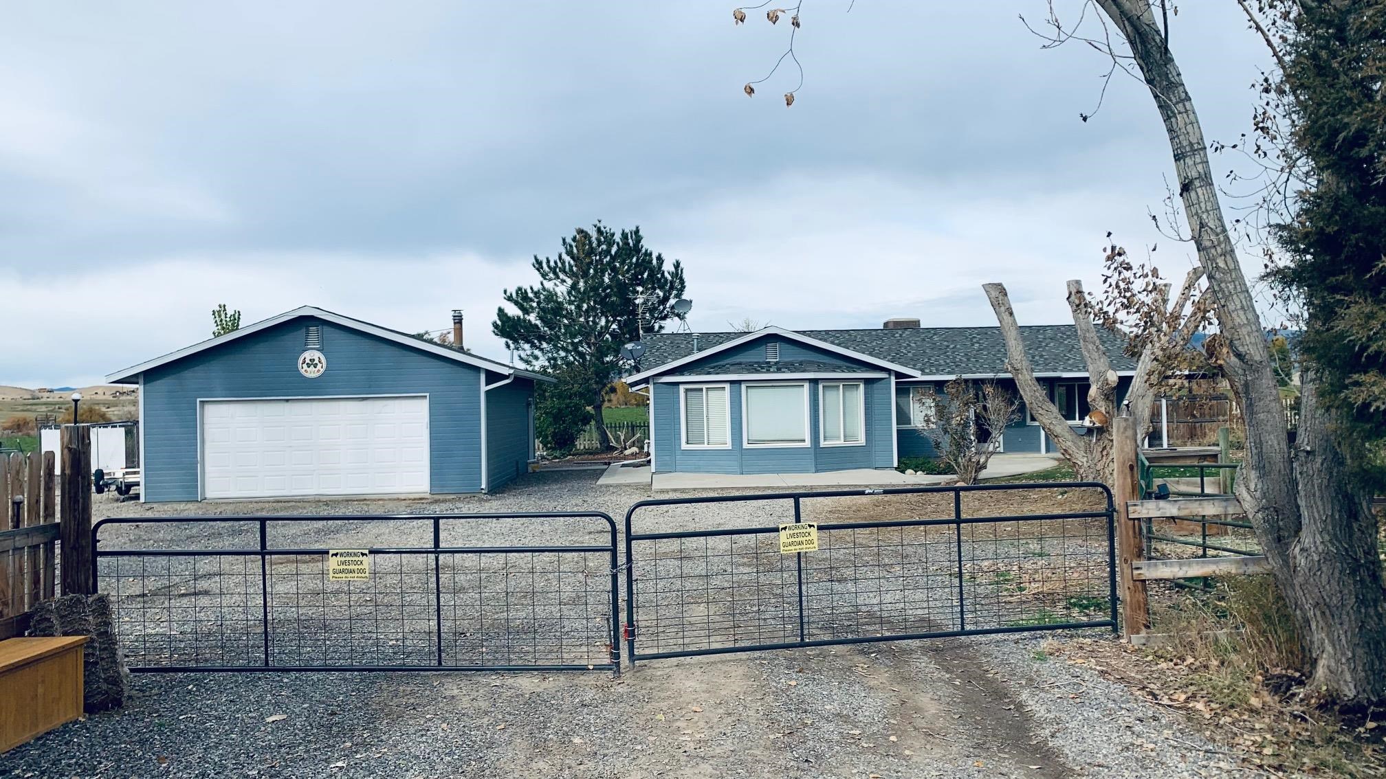 Quiet and open with amazing views.  This 9.95 acres has lots of possibilities with fenced in yard for animals. Sustainability for someone that wants to grow and have animals. The house is spacious and comfortable.