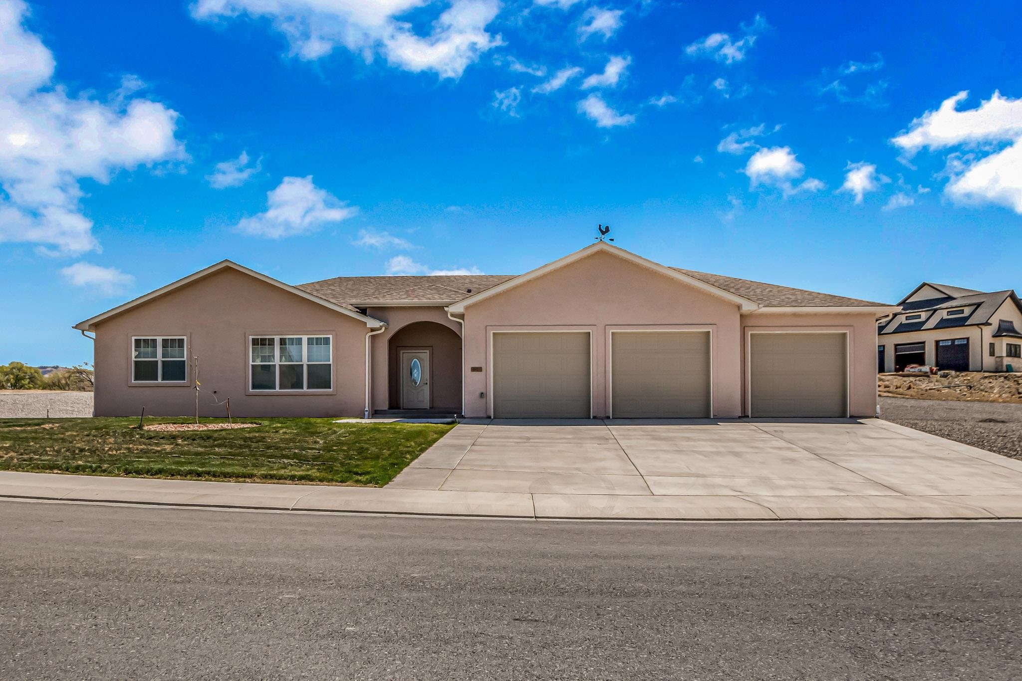 OPEN HOUSE FRIDAY 4/26/2024 FROM 4-7PM. PRIVATE SHOWINGS START SATURDAY 4/27/2024. If you are looking for New Construction in a superb new subdivision in the north, under $900,000, this is the one!  Ranch Style, Built in 2021 but never lived in by anyone! Great Location in the Quail Meadows subdivision. 1 acre lot w/RV parking and move in ready! The large kitchen features a big island, soft close cabinets and drawers, pull out shelves, Pull out Mixer lift stand, stainless high end appliances and great views from window above sink! Easy floor plan with split bedrooms. Primary suite houses a flex/office room for home gym, office, crafts, nursery, library, etc and a 5 piece bath w/ walk in shower and a walk in tub. This home has many ADA features including wide doorways and halls, grab bars, walk in jetted tub, no carpets! Lovely views from front patio and rear east facing patio. Room for a shop too! Come check this out and see all the potential!