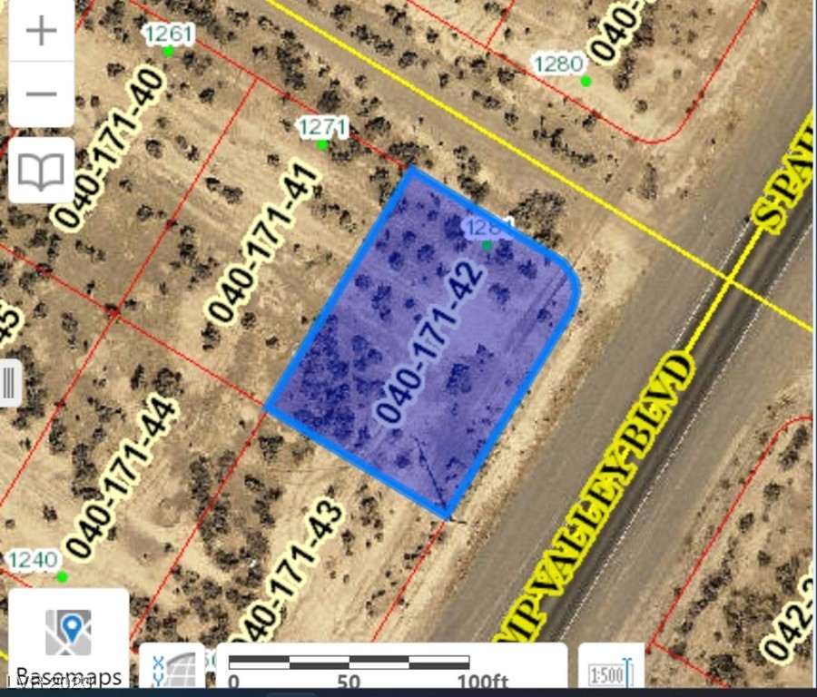 Land,For Sale,1281 East Highland Avenue, Pahrump, Nevada 89048,10,019 Sqft,Price $7,995