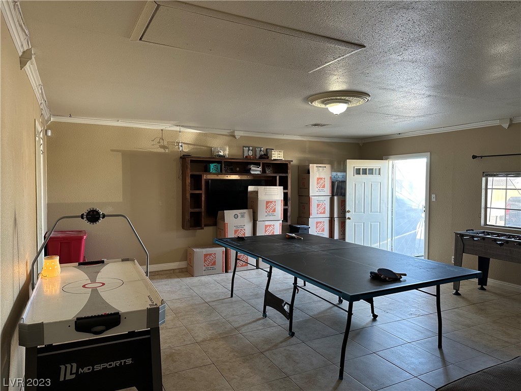 Converted Garage Into Game Room