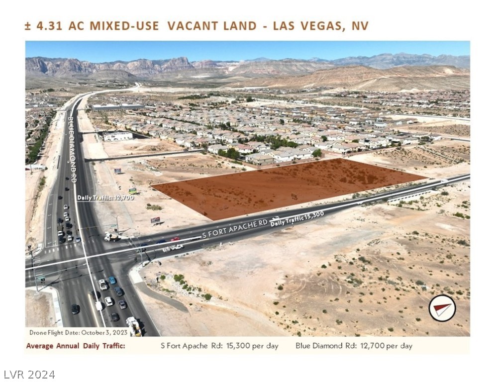 Land,For Sale,9403 Fort Apache Road, Las Vegas, Nevada 89124,92,783 Sqft,Price $6,050,000