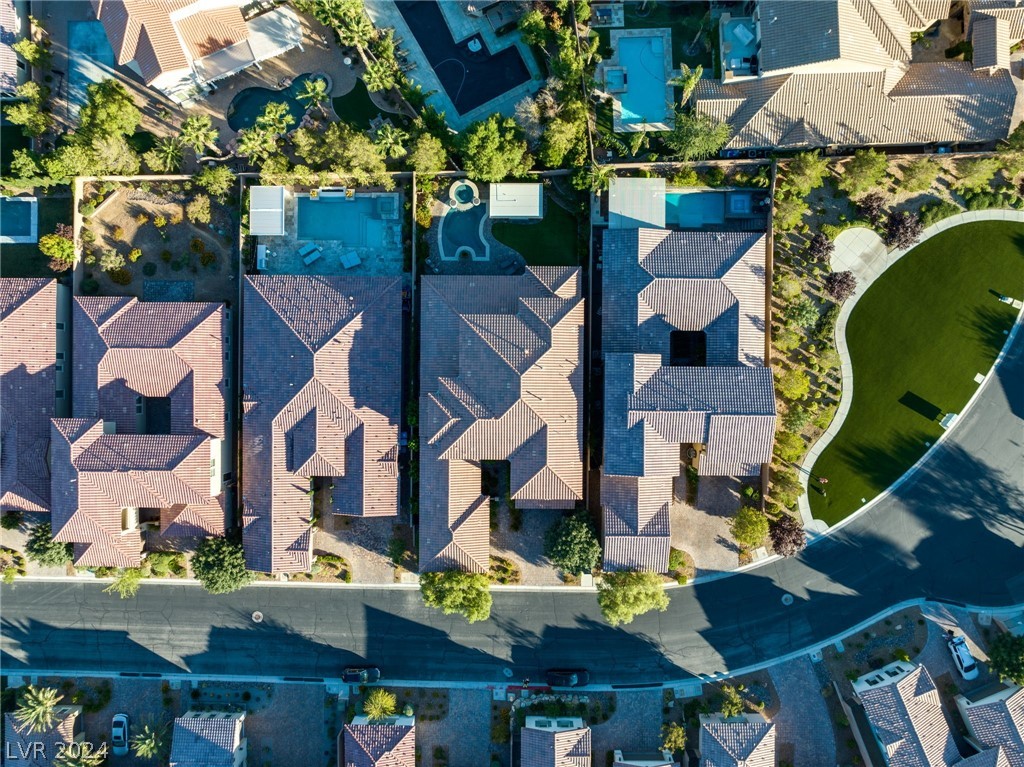 Aerial View of The Tuscan Cliffs Community Within Southern Highlands