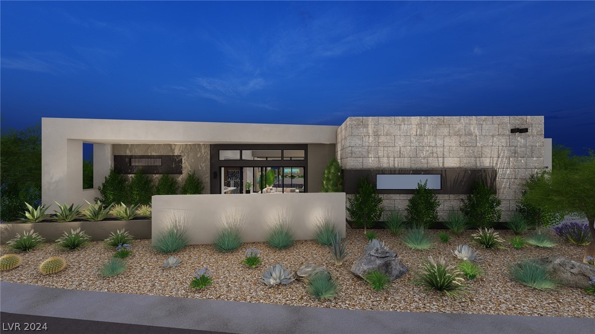 READY TO BUILD! Tucked within a vibrant community, this architecturally significant Home sets a new standard for modern contemporary living in the Las Vegas valley. Situated on a half-acre for ultimate privacy, the Haven floor plan exudes sophistication from the moment you arrive. Inside, the expansive great room boasts impressive 14-foot ceilings, creating a spacious and inviting environment. Offering versatile living arrangements, including a detached casita, expansive media room, this home caters to diverse lifestyles. With three bedrooms, five bathrooms, and a four-car garage, every need is met with ample space. Transform the backyard into your own serene oasis. Prospective buyers can customize the design to their liking with a variety of options. With just 9 remaining lots in this exclusive gated community, seize the opportunity to become part of the Blue Heron legacy.