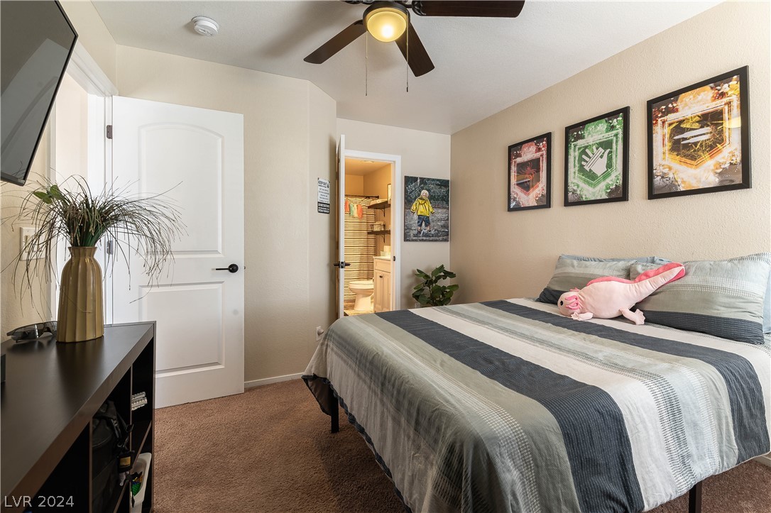 Bedroom 3 is larger perfect for a teen with desk nook