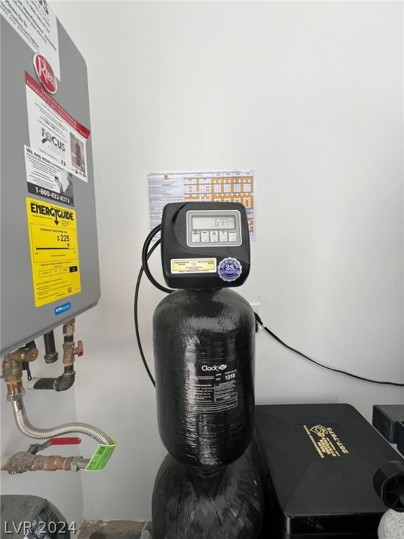 Water softener and tankless water heater