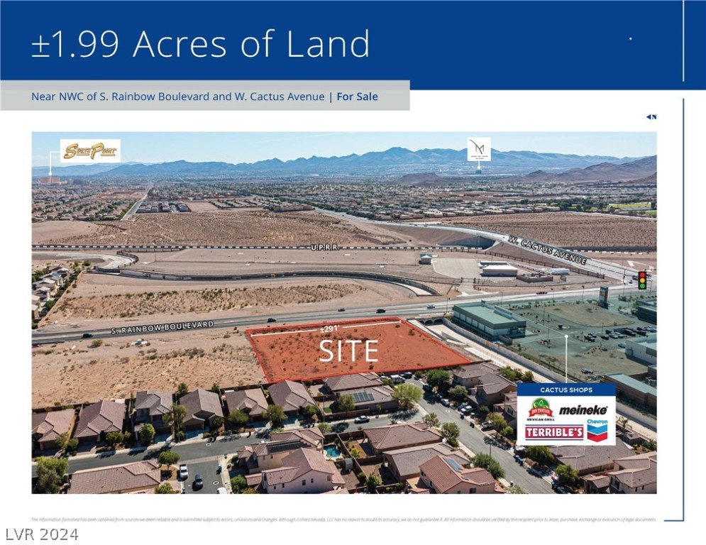 Land,For Sale,South Rainbow Boulevard, Las Vegas, Nevada 89178,86,684 Sqft,Price $1,950,000
