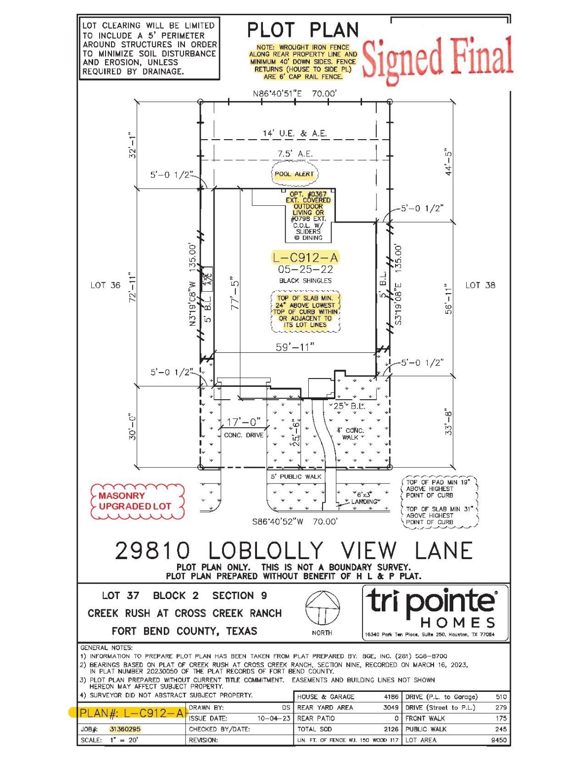29810 Loblolly Lane  Lane Fulshear TX 77441
