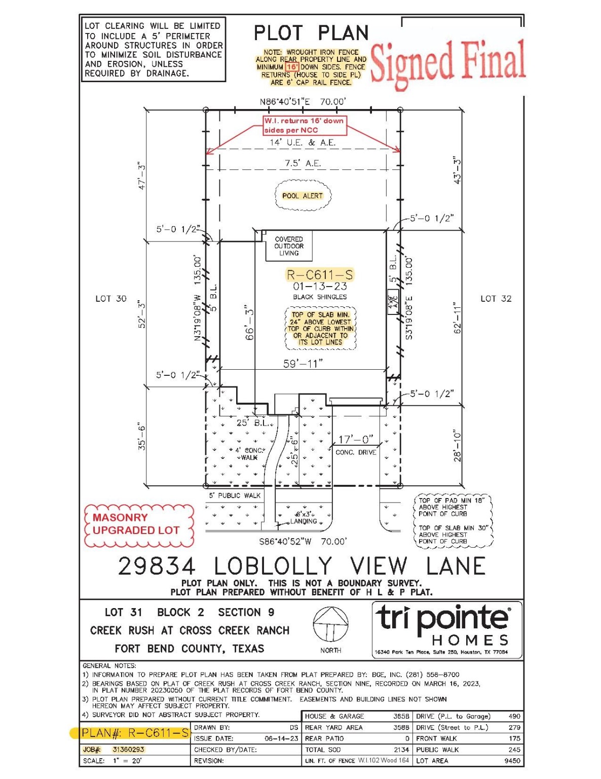 29834 Loblolly Lane  Lane Fulshear TX 77441