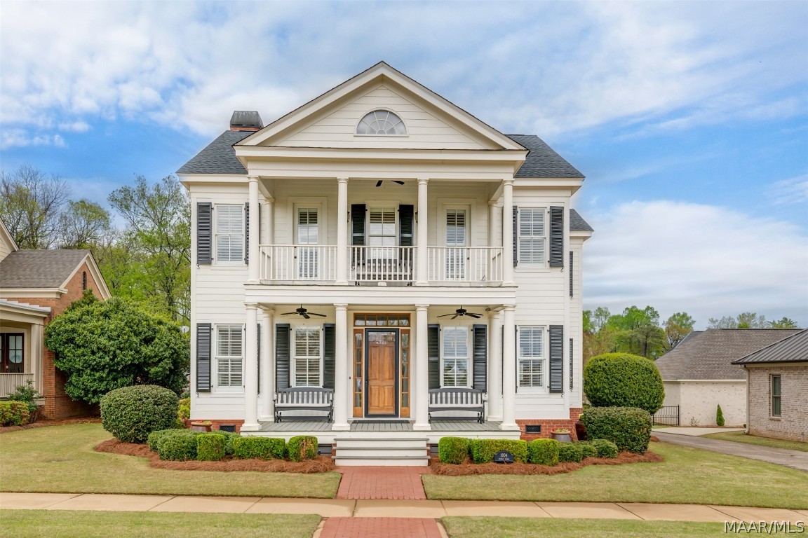 Welcome Home to one of Prattville's most prestigious, quaint, and well-kept neighborhoods...The HomePlace, where the style and charm are endless!  This beautiful, immaculate home has it all.  From the moment you walk into the door you will immediately notice the attention to detail with all of the custom upgrades.  There's ample space for entertaining on the first floor to include the main bedroom suite and screened in porch for relaxing.  On the second floor, there's bedroom and living space galore. With 3 bedrooms and a large media room (that could be used as another bedroom), you'll find that the entire family has room to spread and out and enjoy the comforts of home.  Then, outside the 3-car garage provides plenty of storage for the vehicles and/or golf cart.  The roof is brand new, and the HVAC system is only 2 years old.  The amenities of the neighborhood include a pickle ball/basketball court, swimming pool with clubhouse, playground, and large courtyard area for the kids to run and play.  Don't miss out on this spectacular home in this amazing neighborhood, conveniently located right across from RTJ Golf Course.  Come Home to 1004 Saddle Ridge, where Home can truly be Sweet Home!!