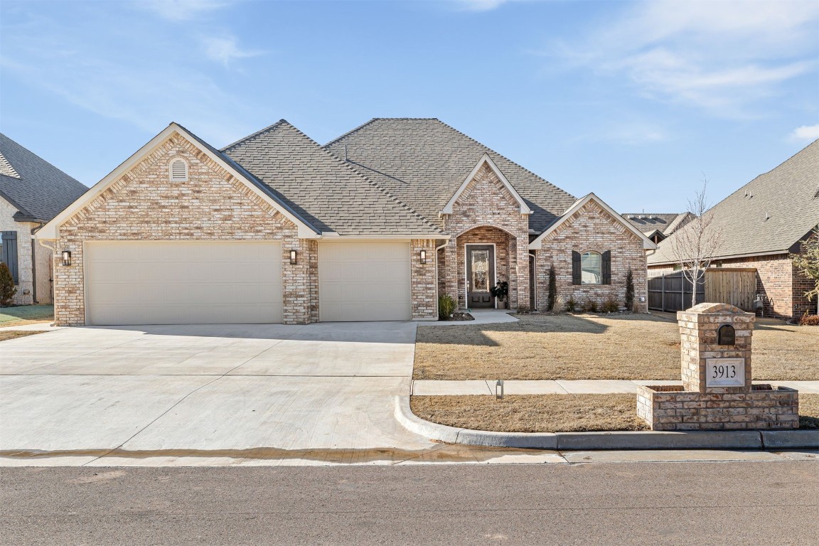 ****$5,000.00 Builder Concessions with acceptable offer!!****
Don't miss out on this brand new construction home and all the stunning features it has to offer. Move-In Ready, this home offers a fantastic location just minutes from downtown Moore, I-35 for Hwy access to Norman, OKC, TAFB and so much more.  Close to lots of local shopping, food and entertainment venues.  Moore Schools. Features include 3 Spacious Bedrooms with Walk-in Closets, 2 1/2 Baths, True Study, 3 car Garage, Beautiful high-end features (too many to list, included as an attachment to listing), Open concept floor plan, lots of energy efficient features, built-in stainless steel appliances, Over-sized Pantry, 2 inch blinds throughout home, seamless gutters all around, professional landscaping, in-ground sprinklers, fenced backyard, tankless water heater, sink hook ups in garage and lots more. This home pretty much has it all and is ready for it's new owner.