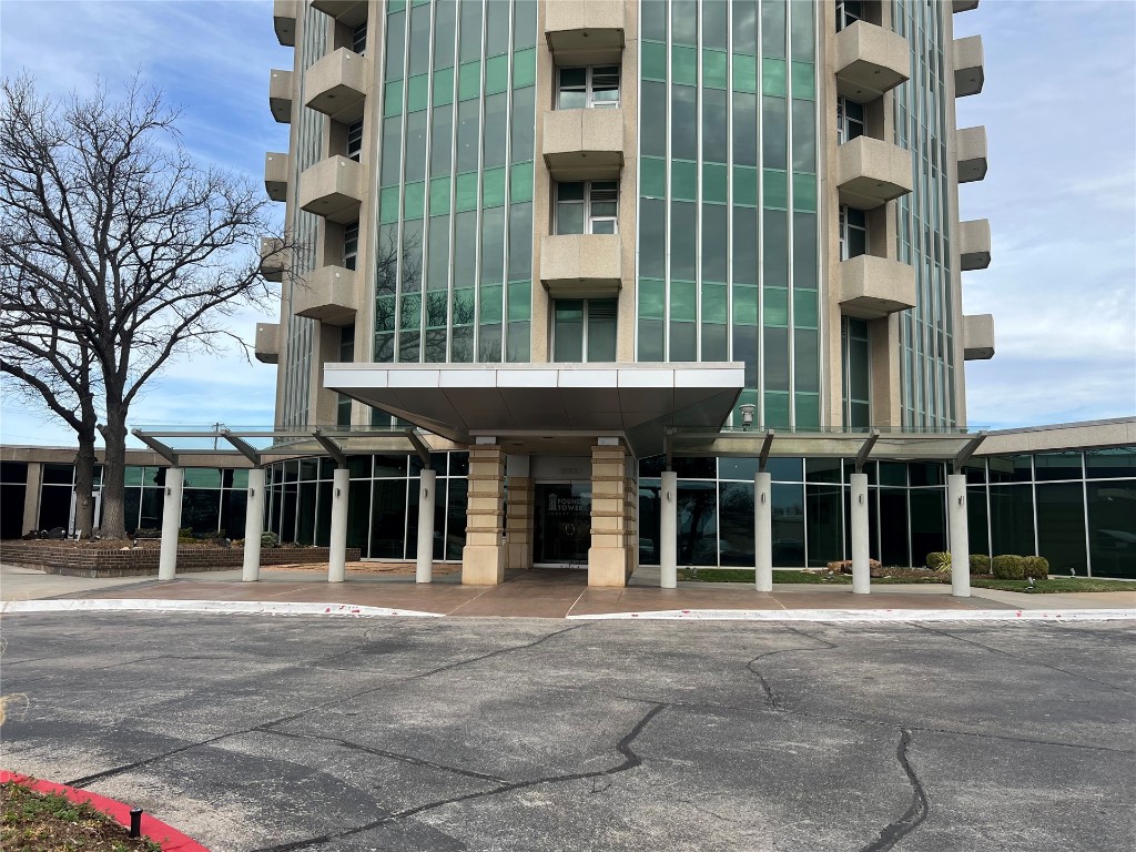 This updated condo with stunning views across OKC is located on the 7th floor of the famous Founders Tower. It has 1 bedroom and 1.25 bathrooms. This unit comes equipped with all appliances and a washer/dryer. Kitchen has new cabinets and granite counters. Hardwood floors cover the large living room. Two balconies allow for lots of outside sitting space (one off kitchen and one off living room). Hot water tank is new in 2021. The best part about living here is the amenities though. You have access to a gym, indoor and outdoor pools, as well as recreation center. This unit is priced below others so grab this deal while it lasts!!! 2 covered parking spaces are included with this unit.