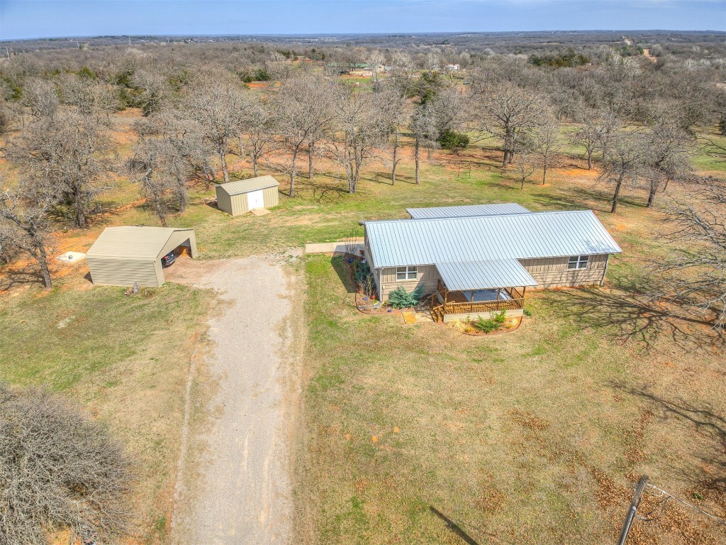 14051 Cemetery Road, Noble, OK 73068 view of aerial view