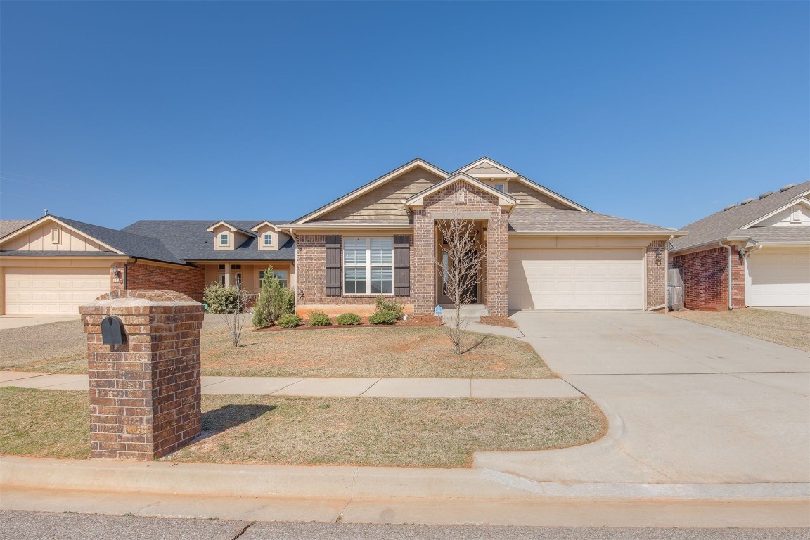 This residence offers four bedrooms, two bathrooms, and a two-car garage, alongside access to a playground and one mile of the 13-mile Legacy Trails passing through Norman. Positioned conveniently on Tecumseh, it allows for swift access to both the East and West sides of Norman for easy commuting. Buyer to verify schools, sqft, etc. Seller/Broker