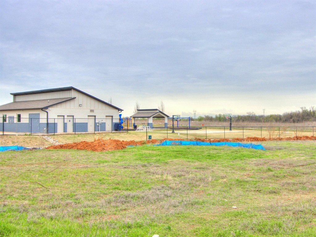 4832 Bermuda Drive, Mustang, OK 73064 view of yard with a rural view