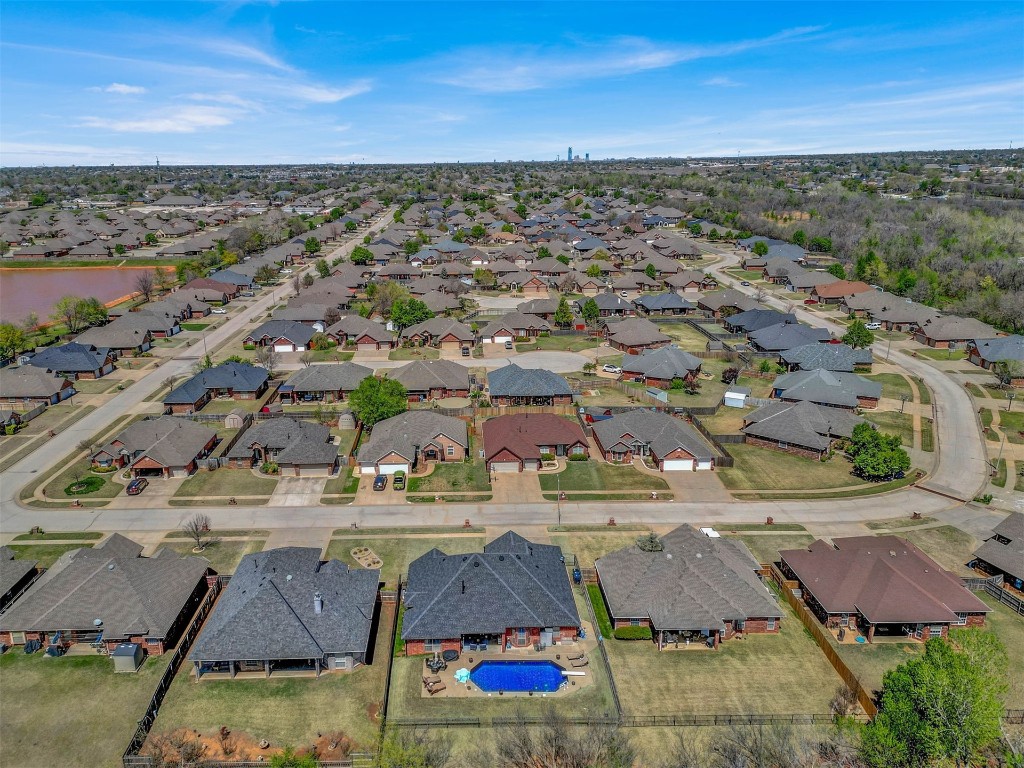 1312 SW 126th Street, Oklahoma City, OK 73170 view of aerial view