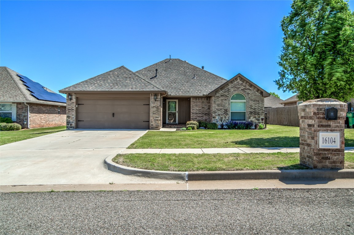 Perfect starter home for a family looking to get into Deer Creek Schools. This home is a modified spec home from Home Creations. It has a larger footprint than most of the homes around it. The house is designed as a split plan, with the kids on one side and the master on the other for peace and quiet.  There is a covered back patio for entertaining that's ready for you to bring in your grill and fire pit. The storm shelter has been installed in the garage, just in case. Come see it in person!

The HOA includes a pool as well as a gym for residents.